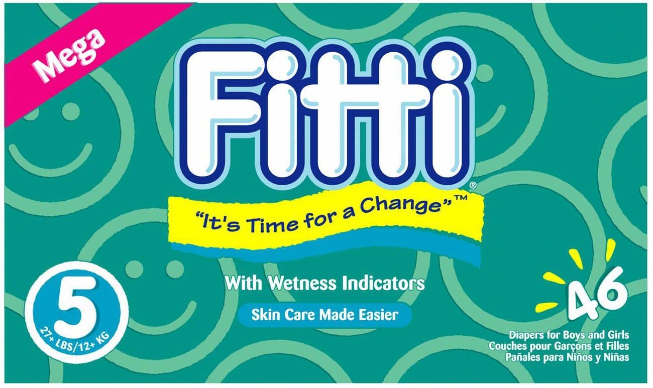 Fitti Diapers - Size 5 - 46 ct
