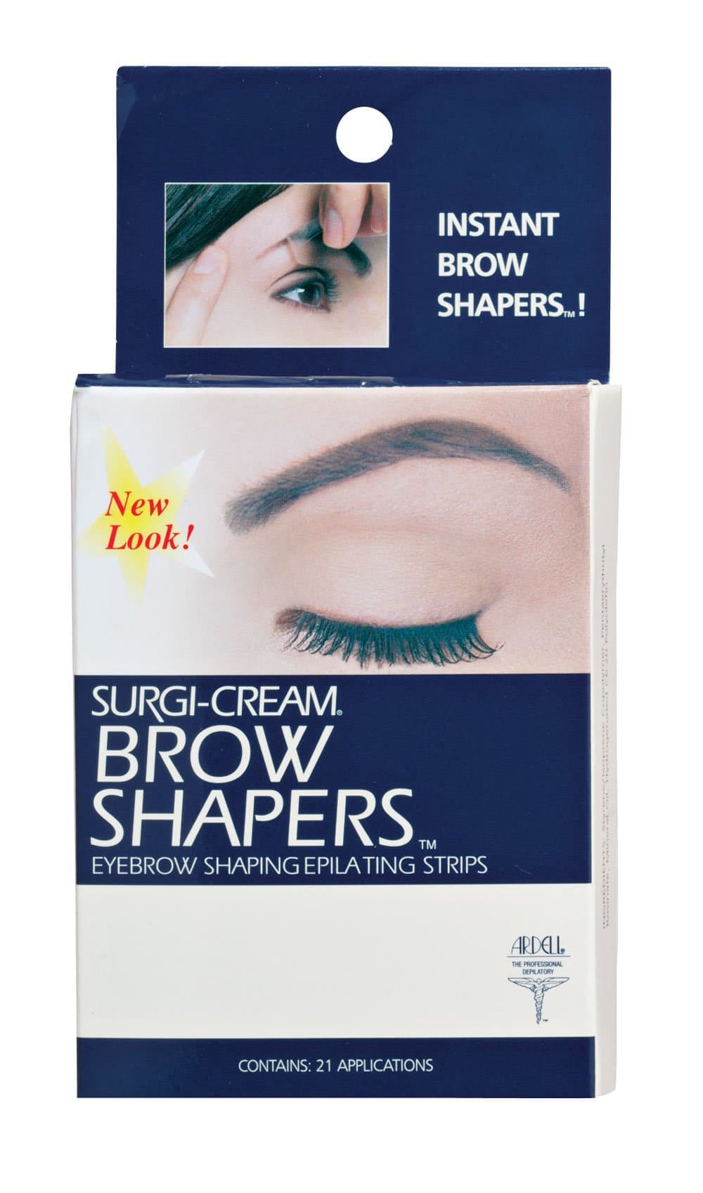 Brow Shapers, Eyebrow Epilating Strips, 21 ct