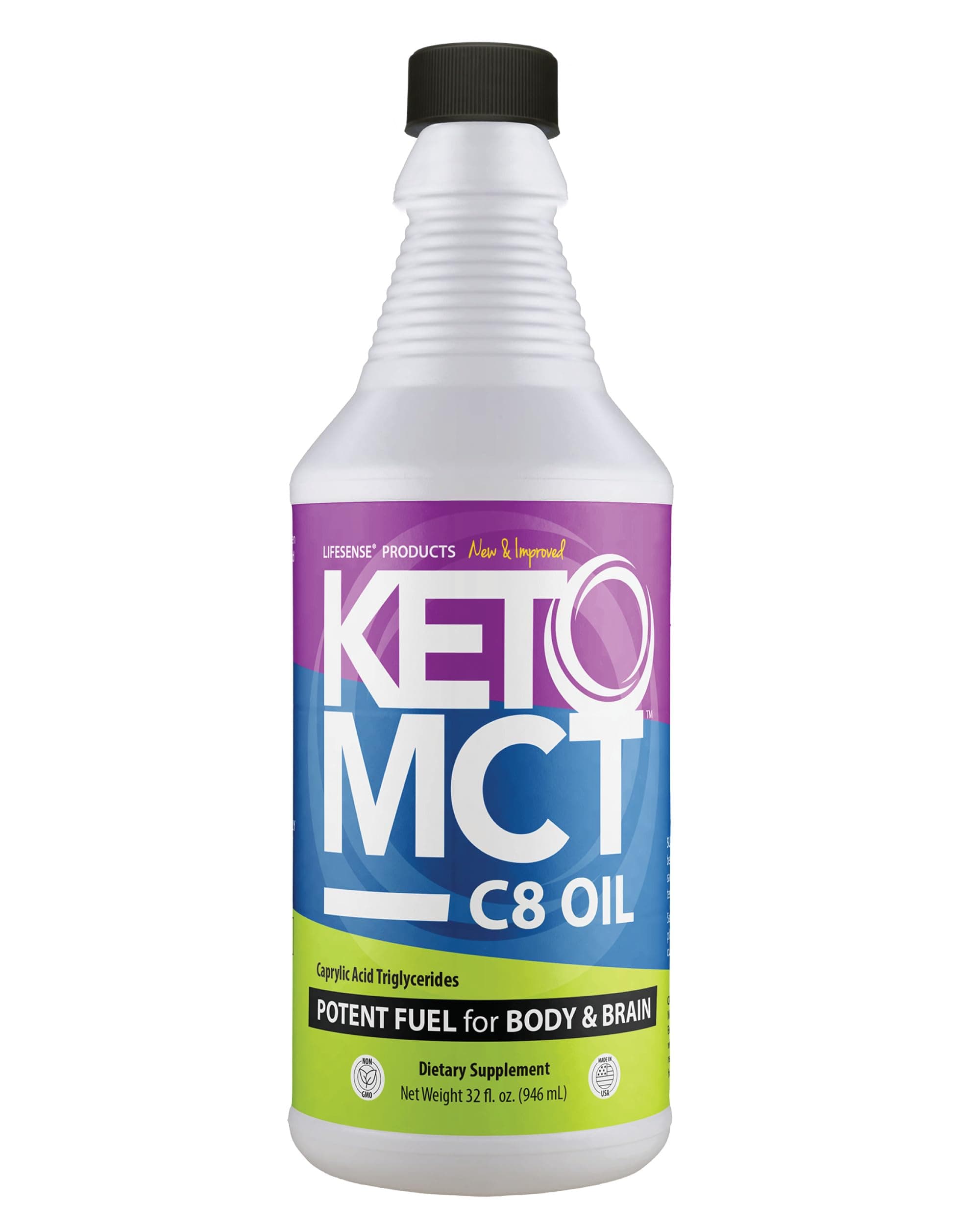 LifeSense C8 MCT Oil Keto Friendly