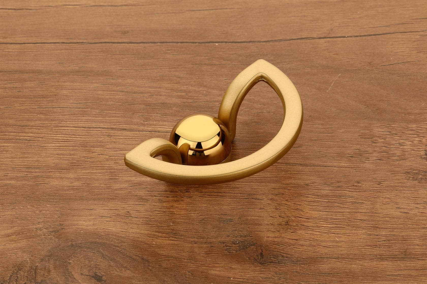 HARMONUS Knobs for Drawer & Cabinets Knob,Gold - Gold Matt Wardrobe Kitchen Door Pull Handle Knobs Square Shape Drawer Knob - (KNOBS-194- Pack of 4)