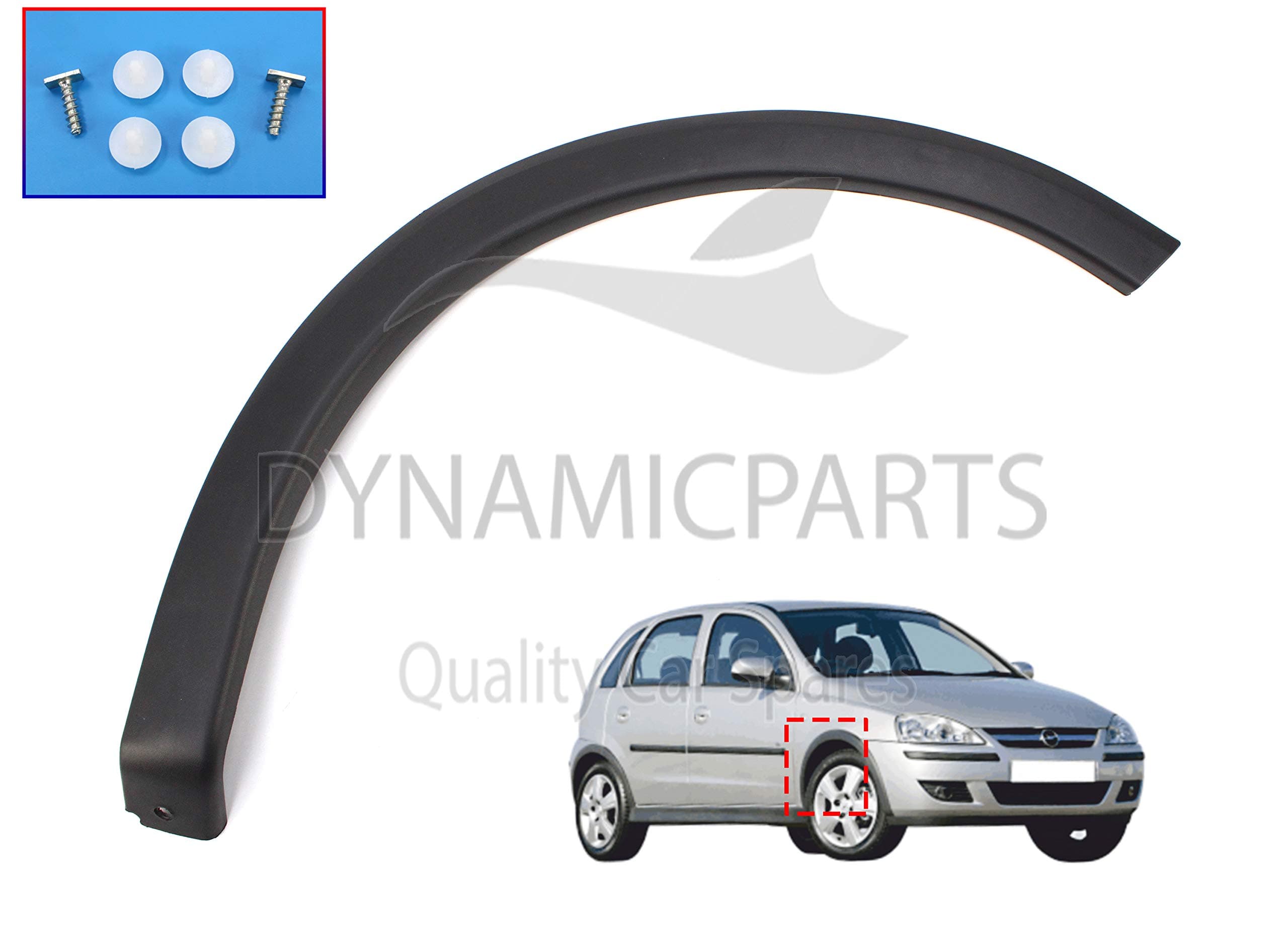 Front Right Wheel Arch Trim With Sill Replacement For Vauxhall Opel Combo Corsa C Mk2 172437