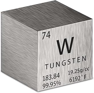 Cube Density Cubes High Density Element Cube for Element Collections Lab Experiment Material Heavy Small Objects Experience(Tungsten,1.5 Inch)