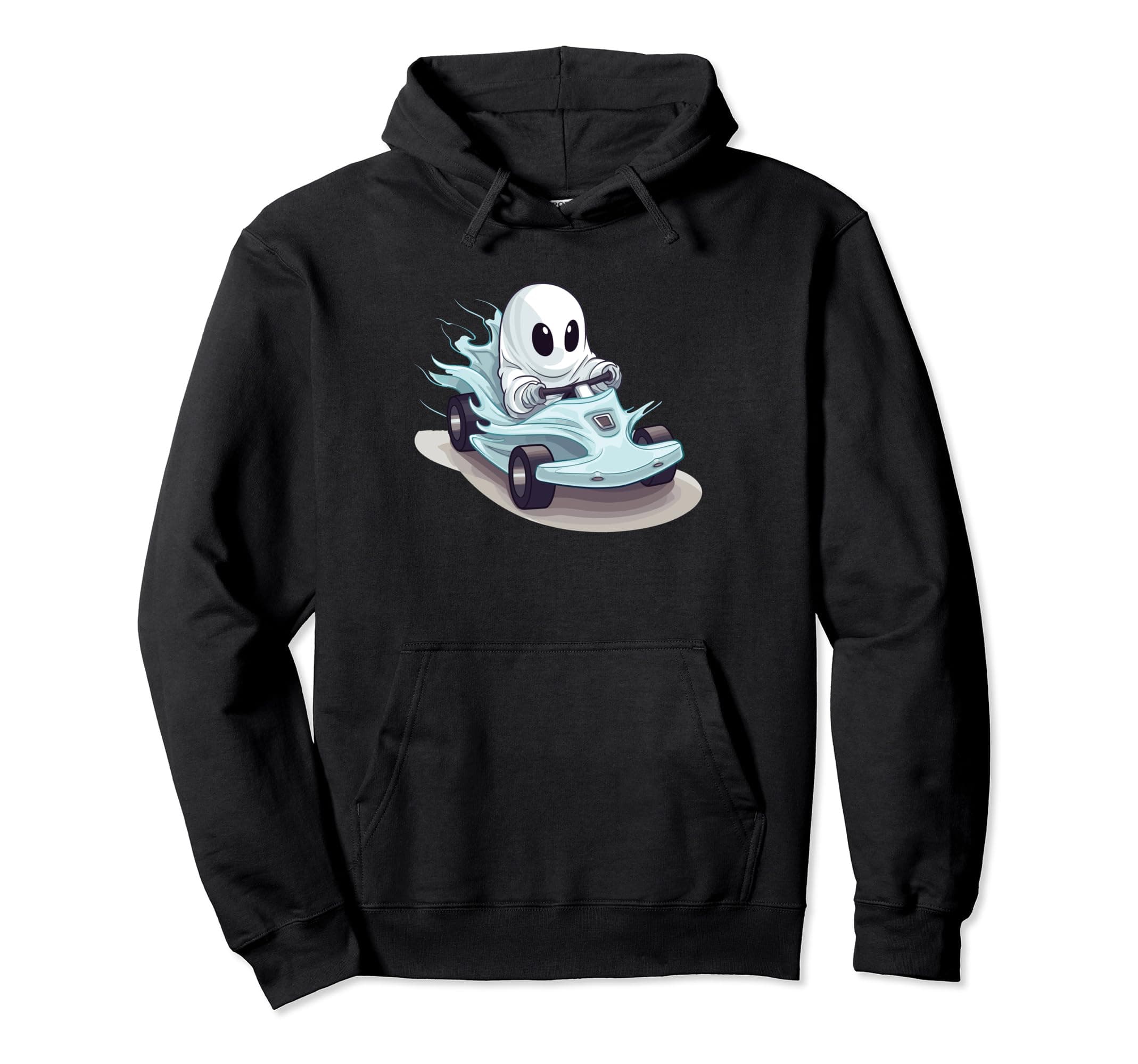 Ghost Racing Car Formula Halloween Costume Pullover Hoodie