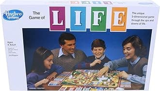 Hasbro Gaming - The Game of Life Board Game, Fun for Families and Kids, for Boys & Girls Ages 9+, for 2-8 Players, Birthday Gift for Kids