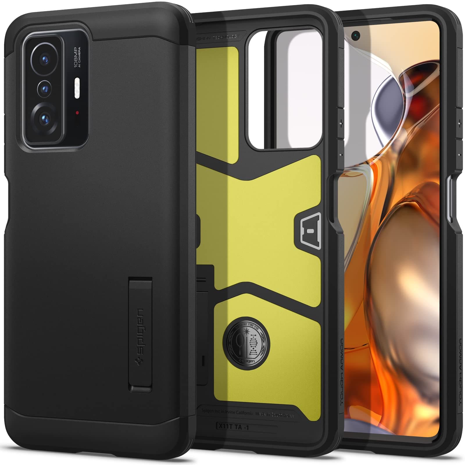 Spigen Tough Armor [Extreme Protection Tech] Designed for Xiaomi 11T / 11T Pro (2021) - Black