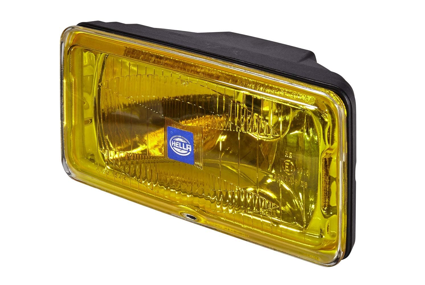 Hella1FD 005 700-431 Halogen-Spotlight - Comet 550 - 12V - rectangular - Bolted - Patterned diffusing lens - Lens Colour: Yellow - right/left