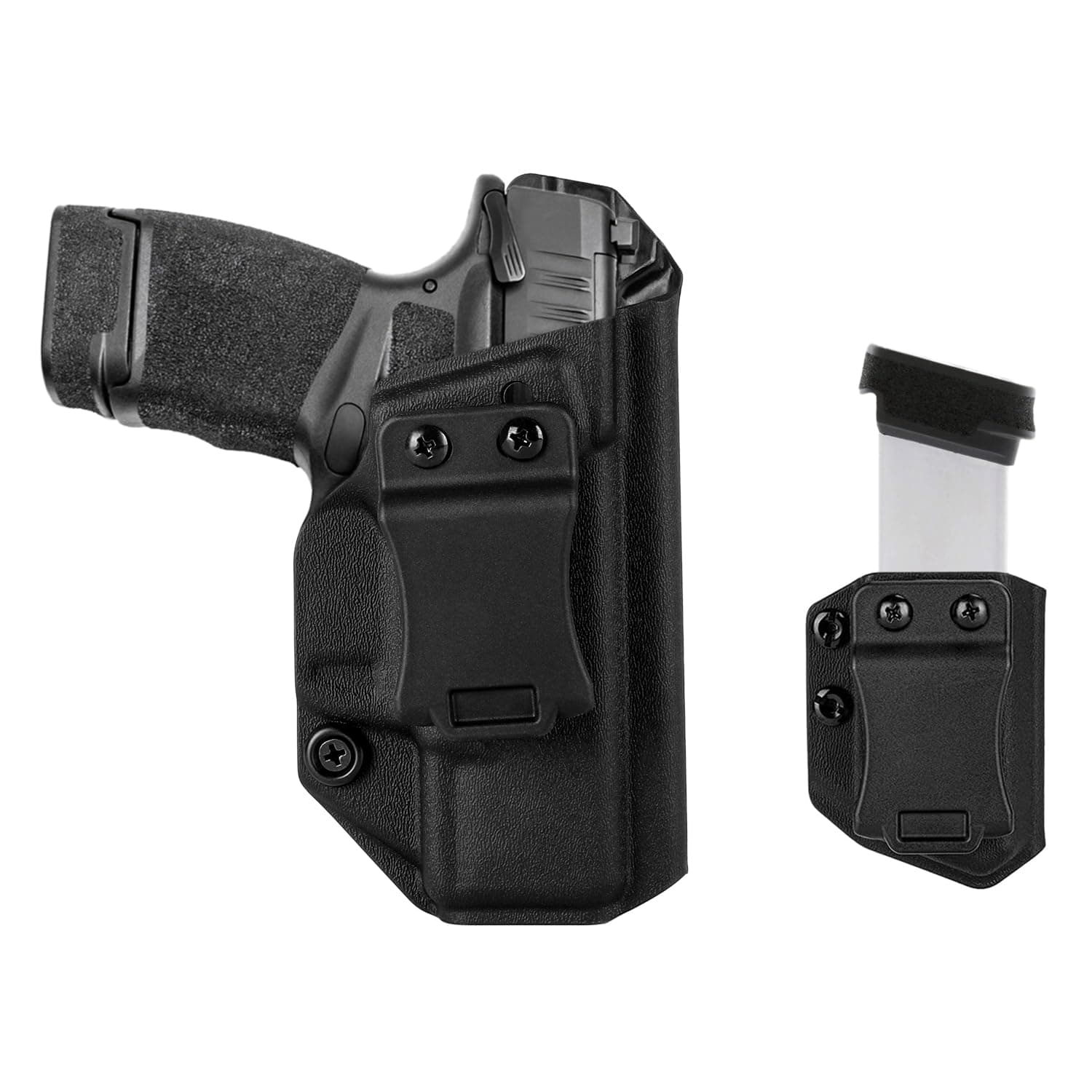 Springfield Hellcat IWB Holster Right Hand Fits Springfield Armory Hellcat Pistol Holster & Universal 9mm/.40 Double Stack Mag Carrier IWB/OWB Magazine Holsters Concealed Carry