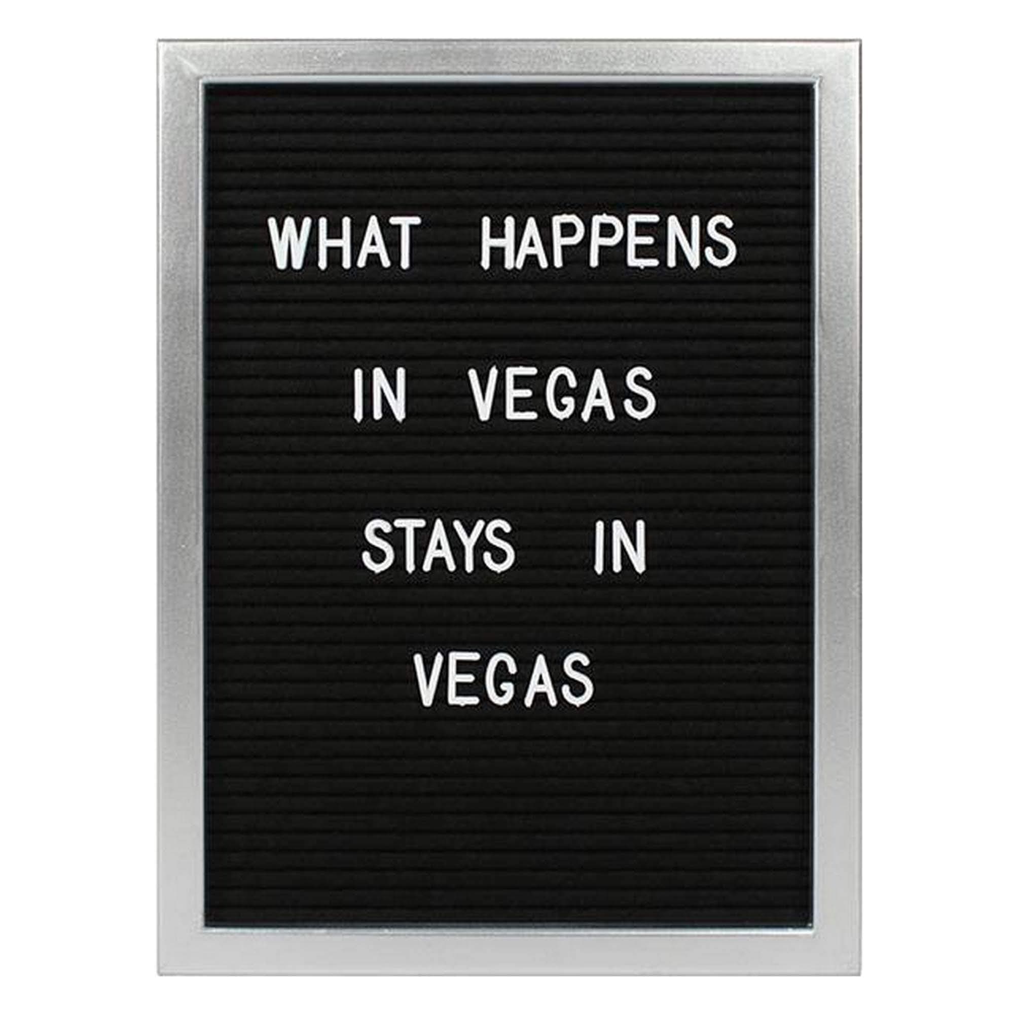 Black and Silver Cinema Letter Board