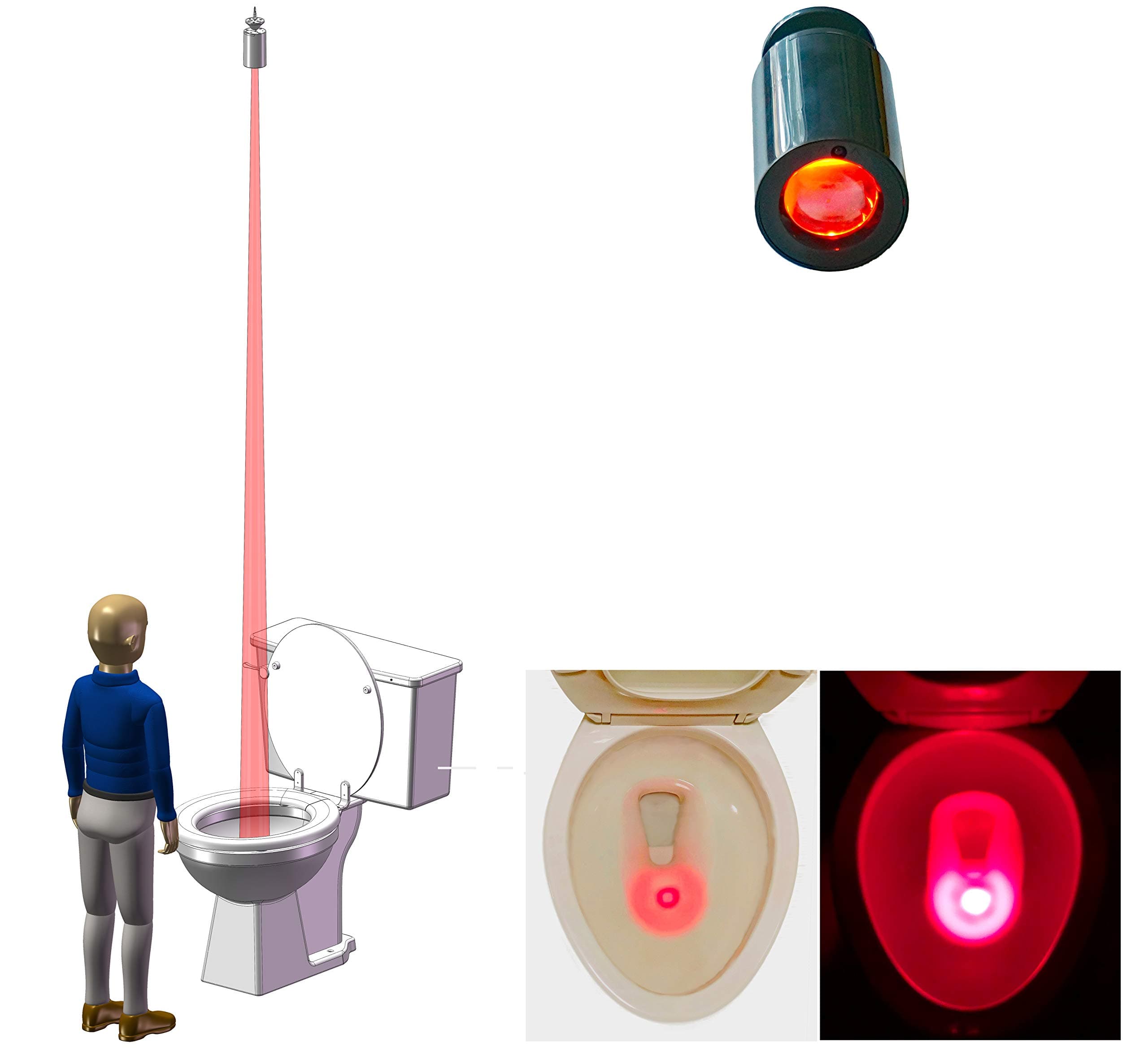 Hacy Toilet Training Target and Night Light.