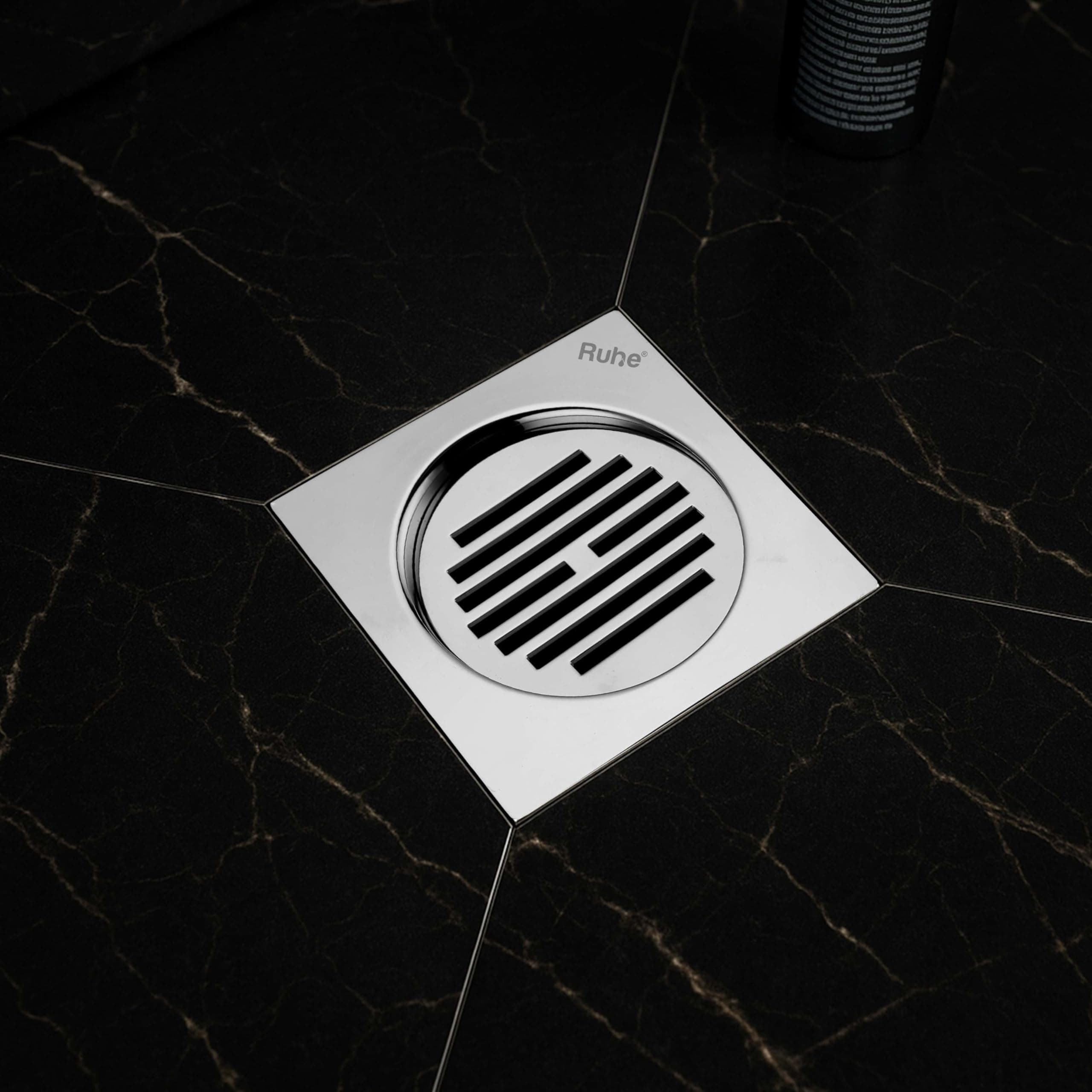Classic Neon Square Flat Cut Floor Drain|6 x 6 inches| Premium Stainless Steel Drainer Jali|(Pack of 1)