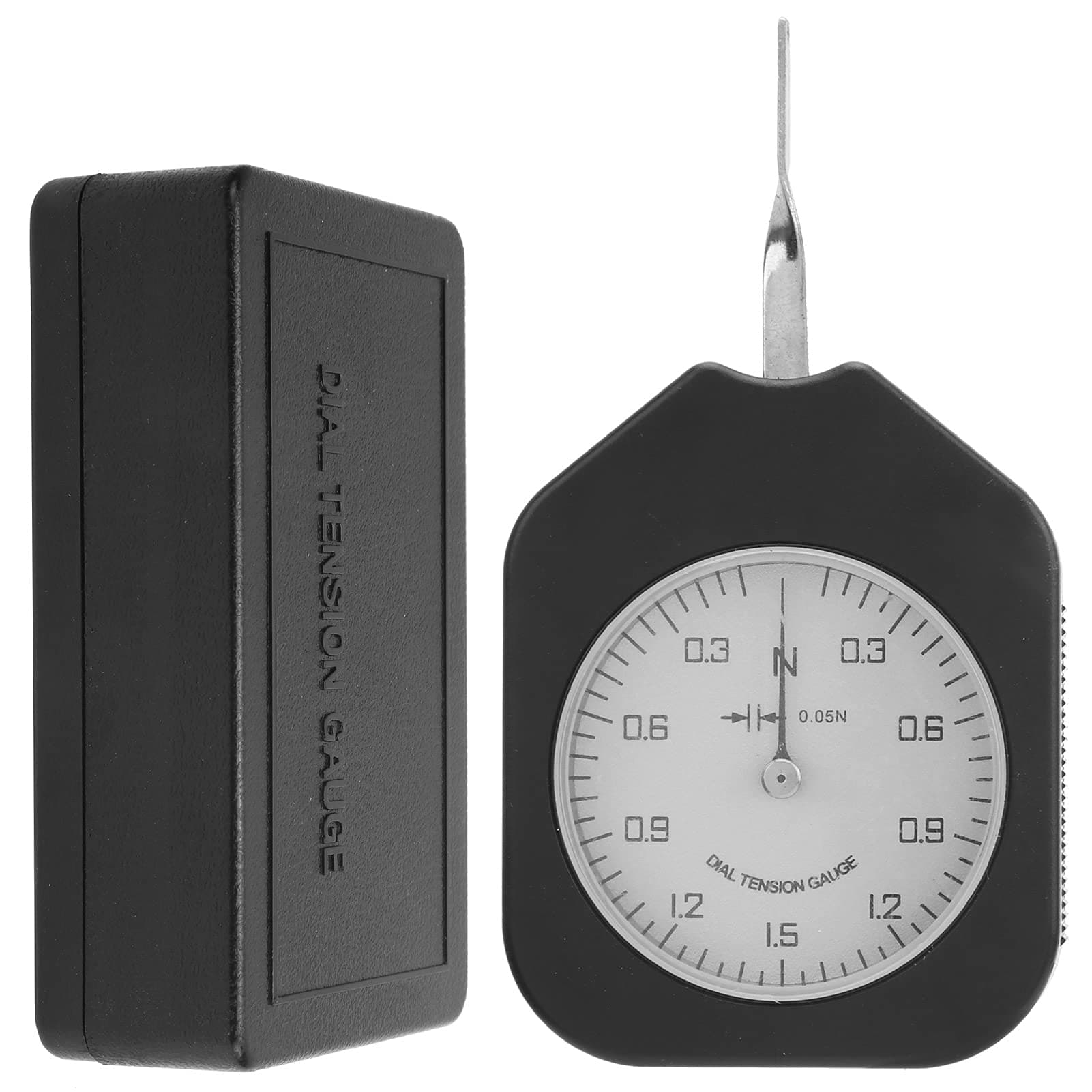Dial Tension Meter, Single Needle Gram Tension Meter Gram Force Gauge Tensiometer Handheld Tension Meter for Electronic Switch for Relay Tip Pressure