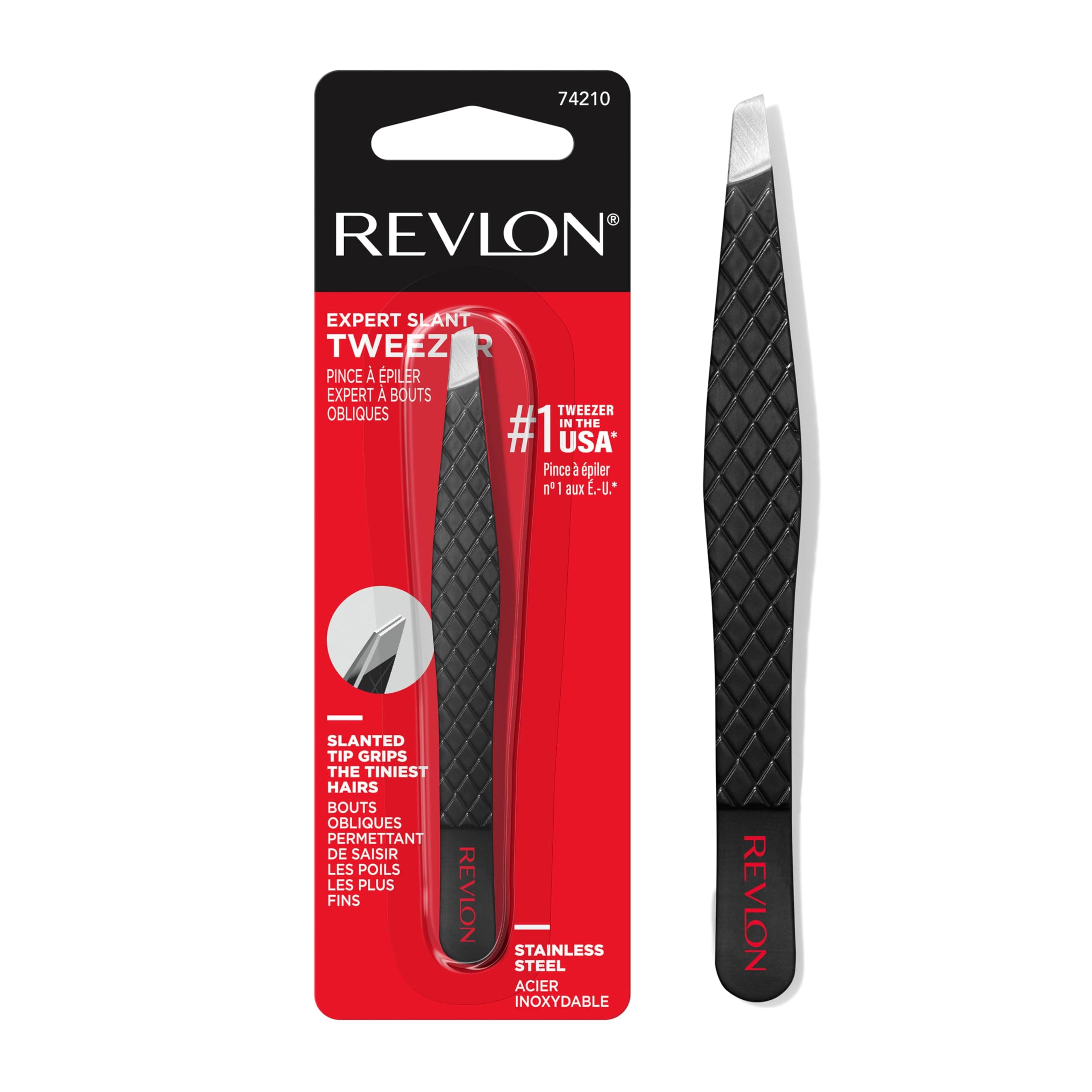 Revlon Expert Tweezer, Slant Tip