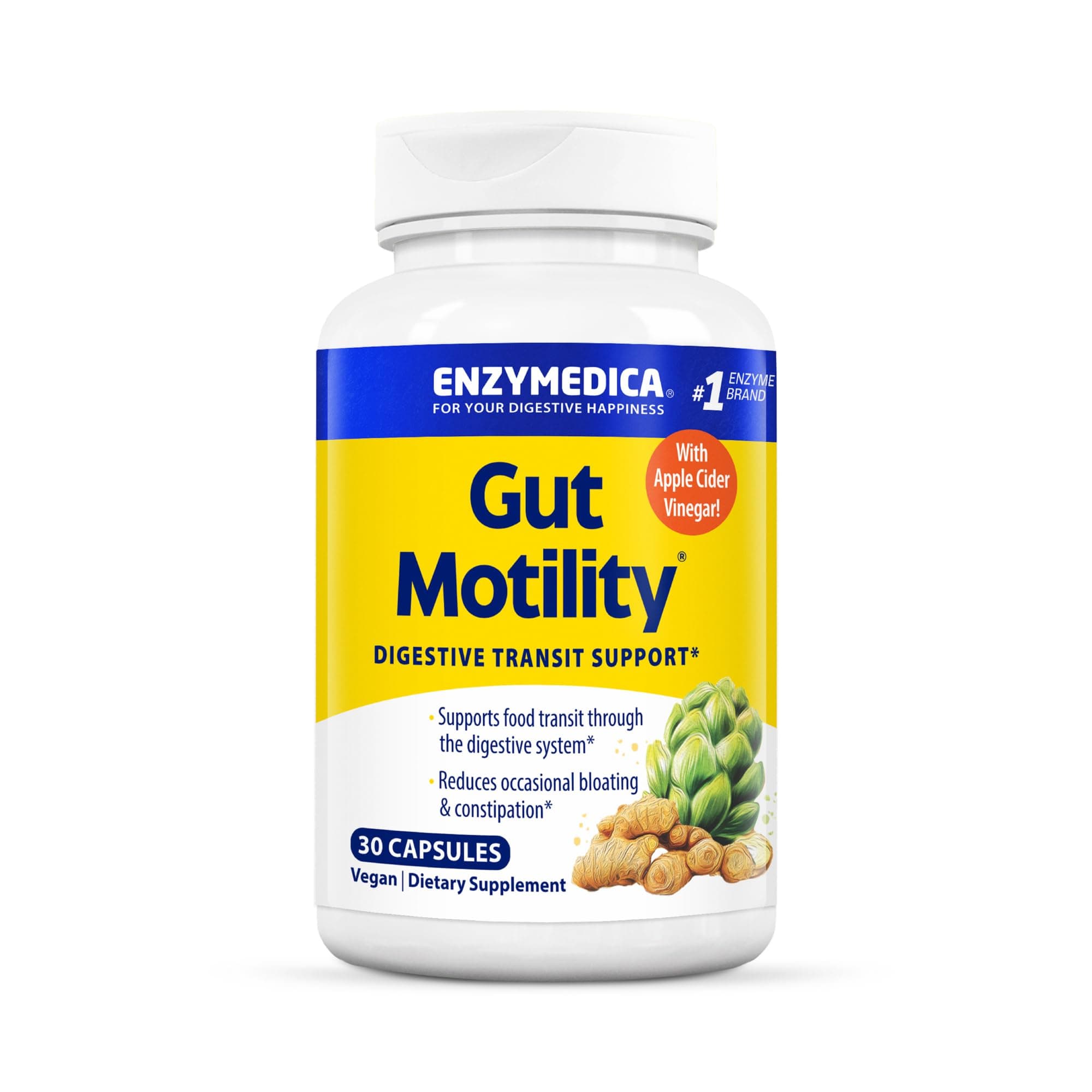 Gut Motility, Digestive Transport Support, 30 Count