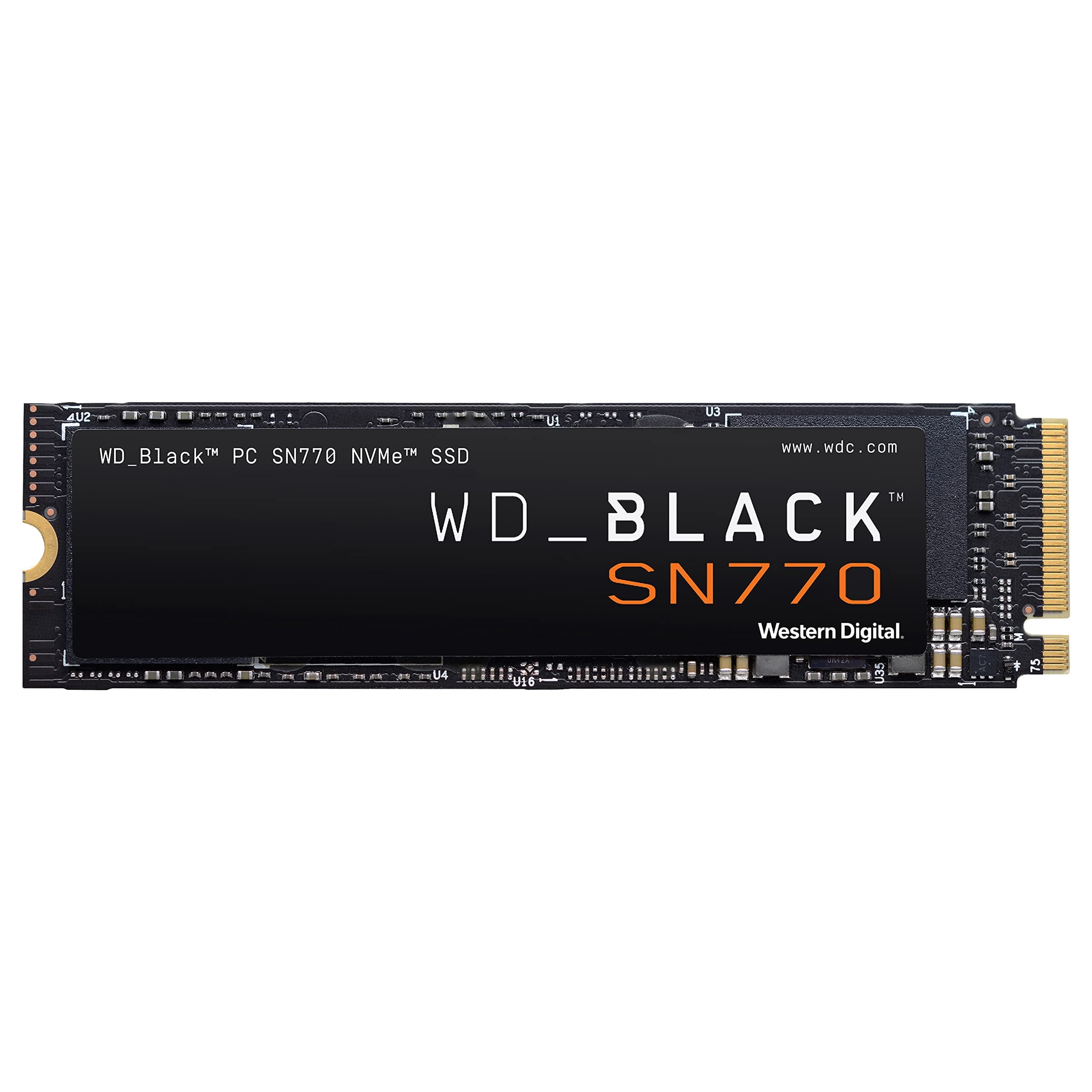 WD_BLACK 500GB SN770 NVMe Internal Gaming SSD Solid State Drive - Gen4 PCIe, M.2 2280, Up to 4,000 MB/s - WDS500G3X0E - [Previous Generation]