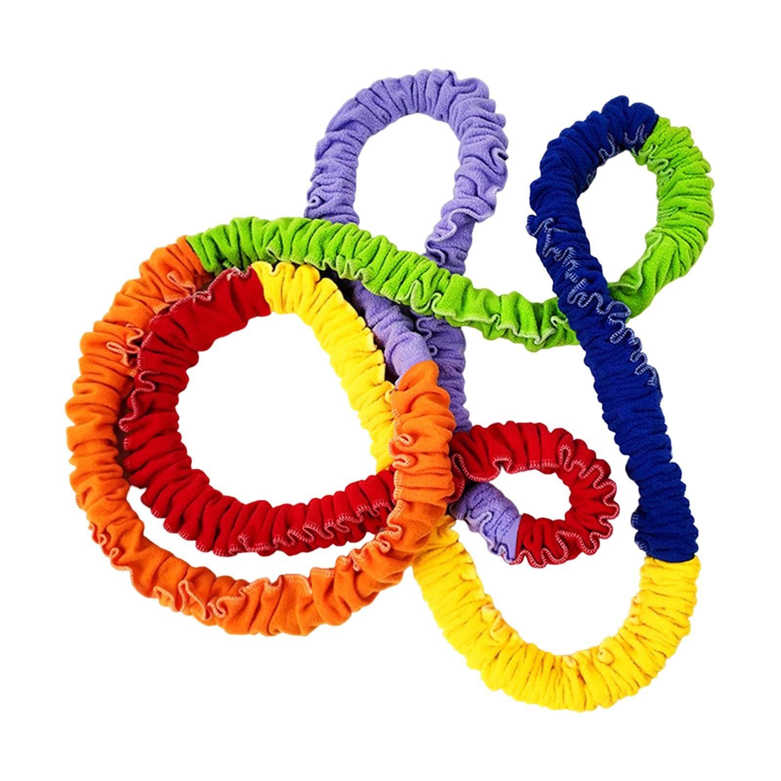 Elastic Cooperative Stretchy Band Dynamic Movement 10M Groupwork Play Multifunction Resistance Band for Playground Activities Kids Children