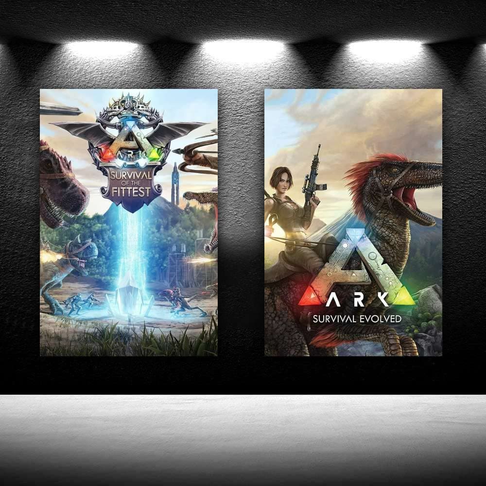 VOLTX DESIGN - Printed Ark Survival Evolved Games Classic Metal Wall Poster | Wall Art (15x20CM A4) (Without Frame)
