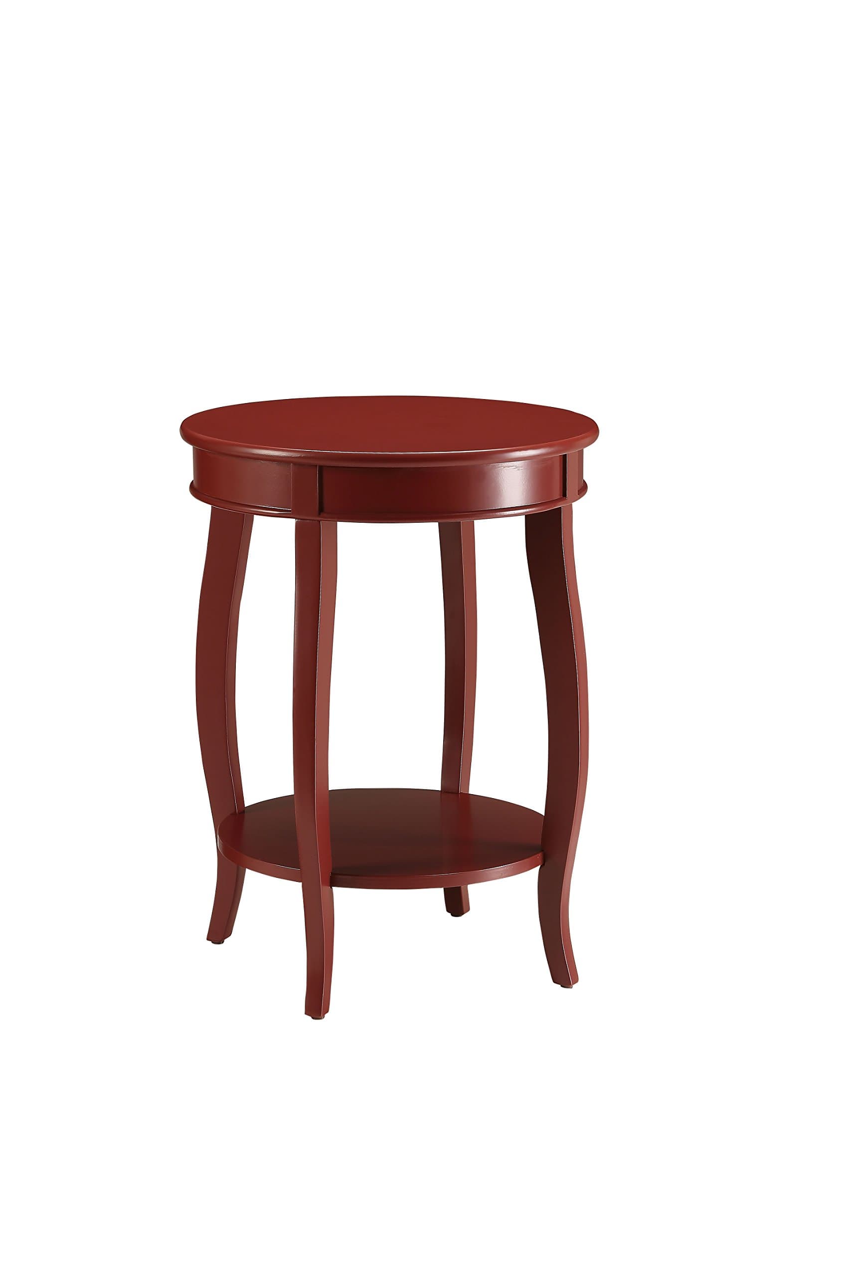 ACMEFurniture Acme Aberta Side Table, Red, One Size