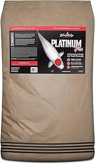 Blue Ridge Koi Fish Food 50lb - Platinum Pro Formula Goldfish Food, Premium Pond Pellets