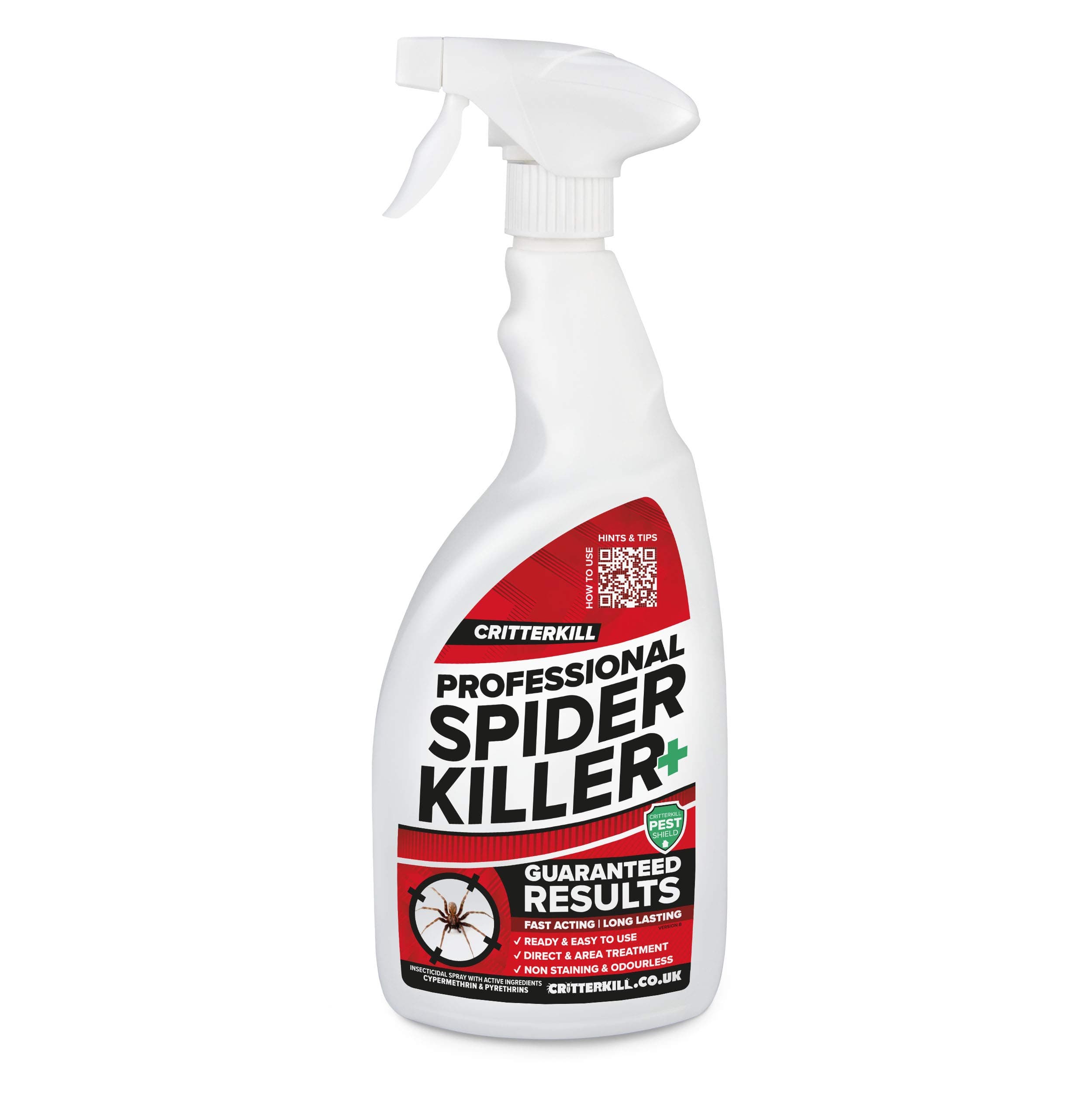 Professional Spider Killer Spray | As Used by Pro Pest Controllers 1L With Trigger Spray
