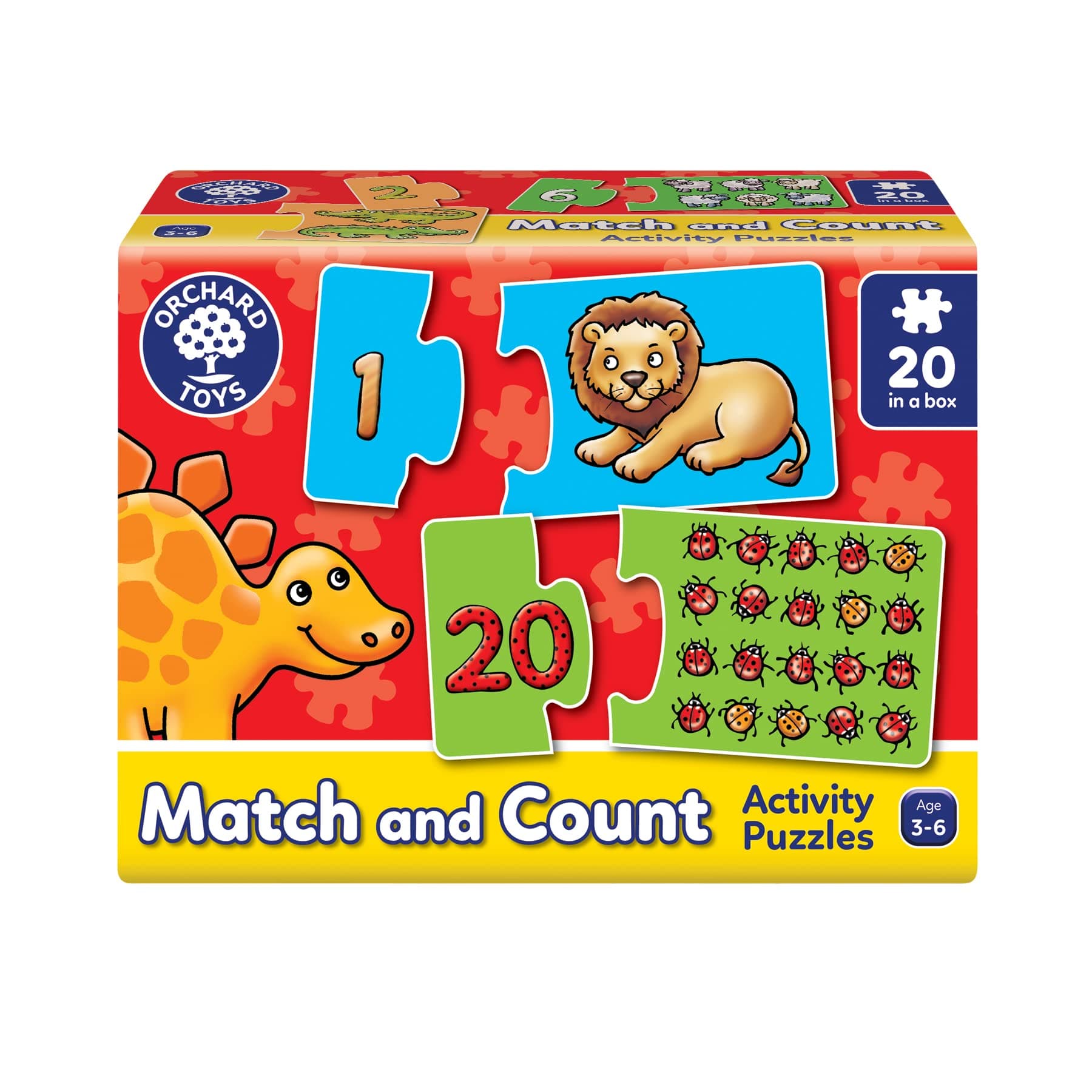 Orchard Toys Match and Count Activity Jigsaw Puzzle, (40 Piece)