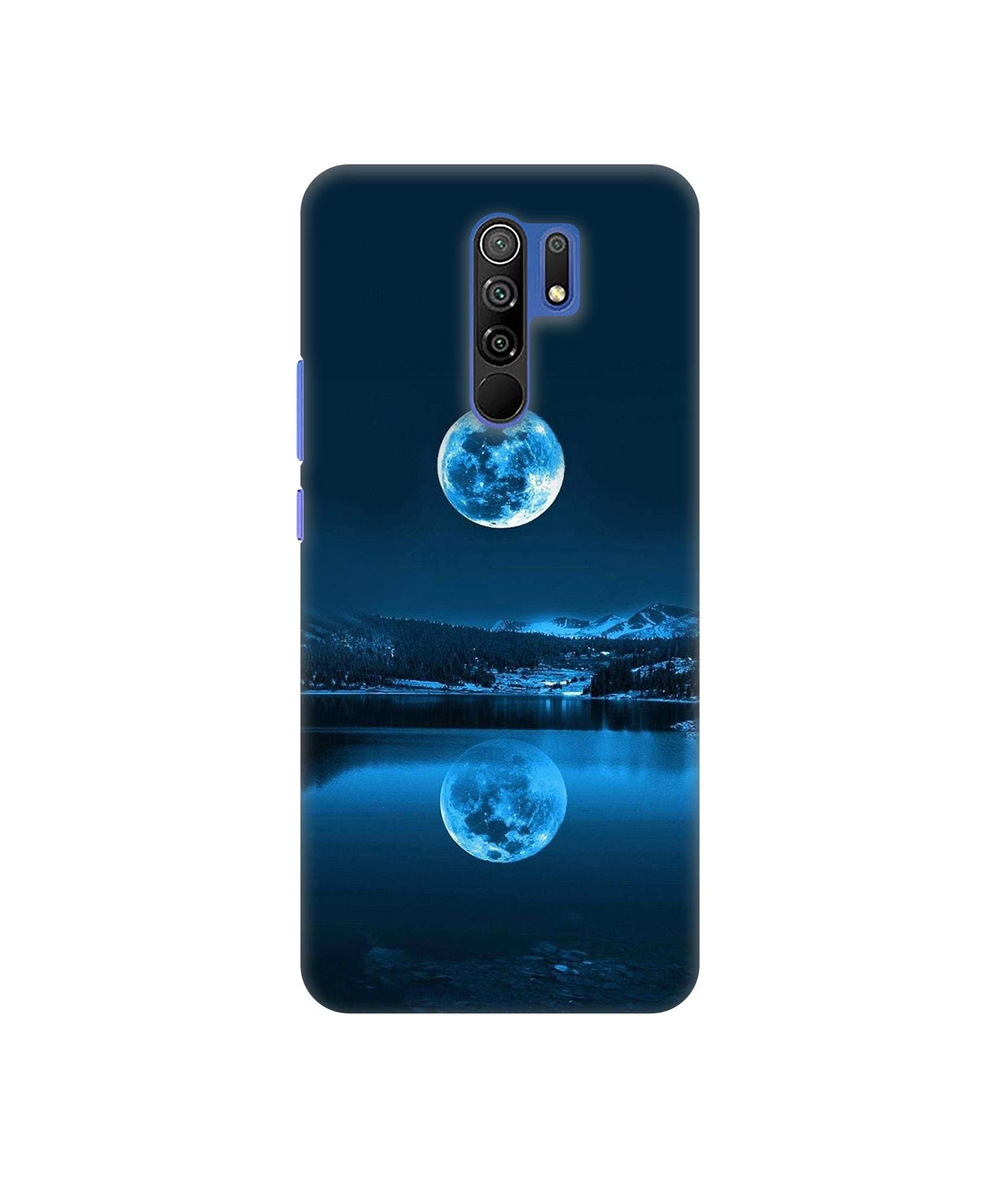 Moon Pattern Print Design 3D Printed Hard Back Case Cover for Mi Redmi 9 Prime/Poco M2