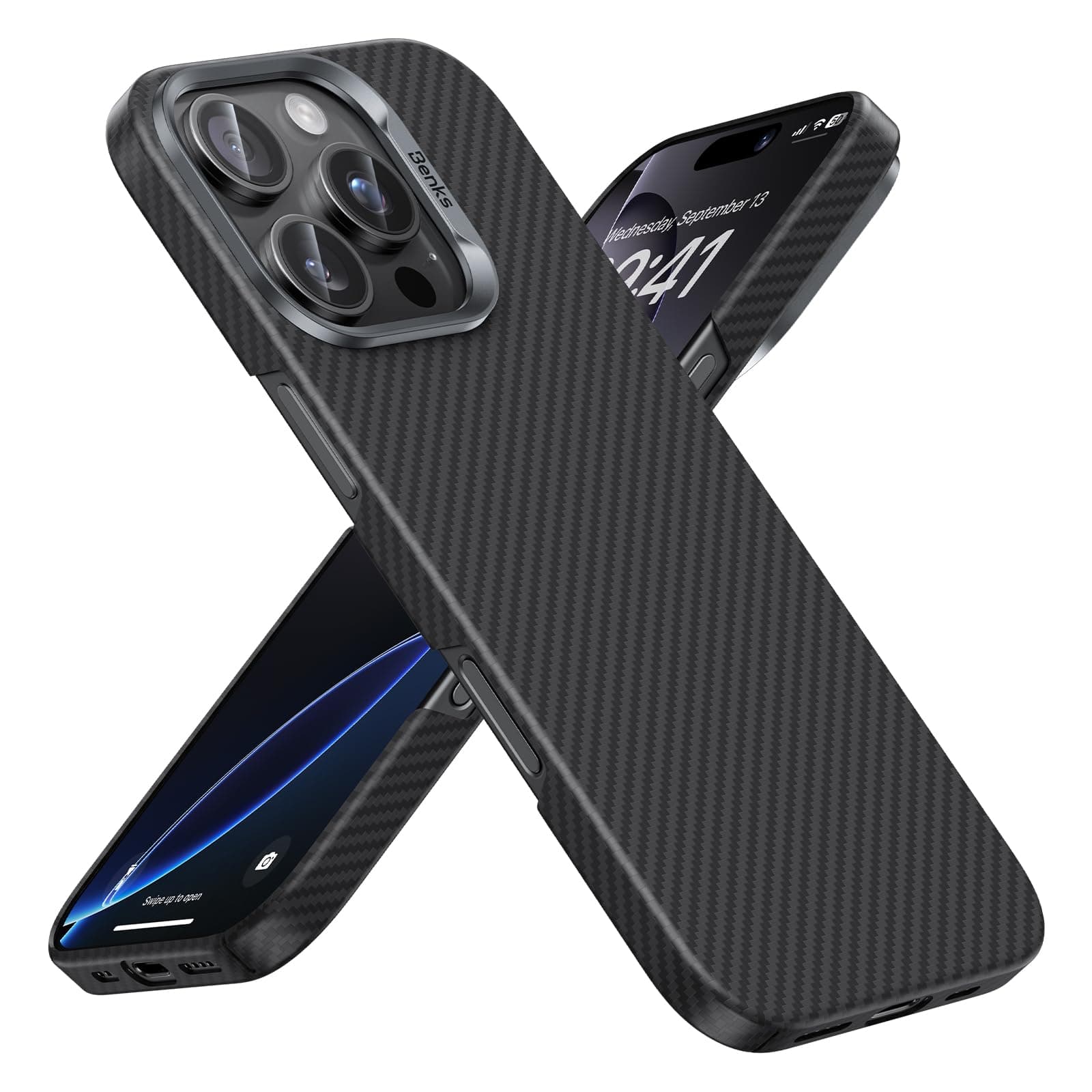 ArmorAir 600D Case for iPhone 16 Pro, [Compatible with Magsafe] Ultra Slim & Light iPhone 16 Pro Case, Built with Dupont Kevlar Aramid Fiber, Minimalist Design