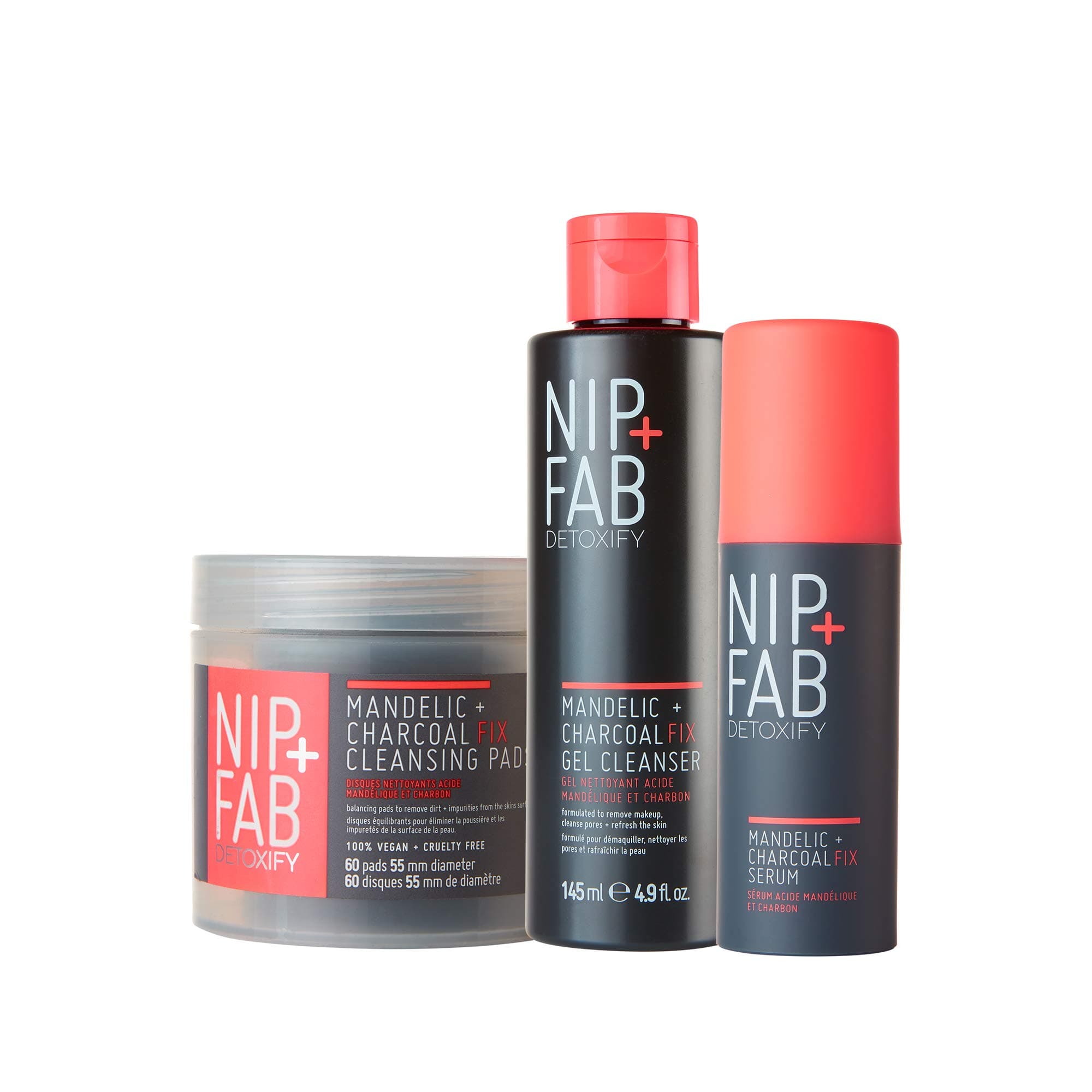 Nip+FabMandelic + Charcoal Fix Regime Bundle