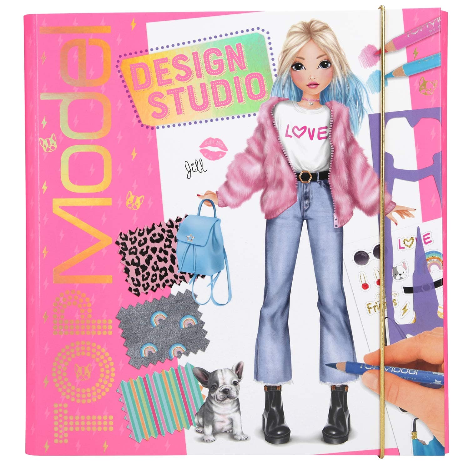 10633 Colouring Book Create Your TOPModel Design Studio, ca. 26 x 25 x 2.5 cm