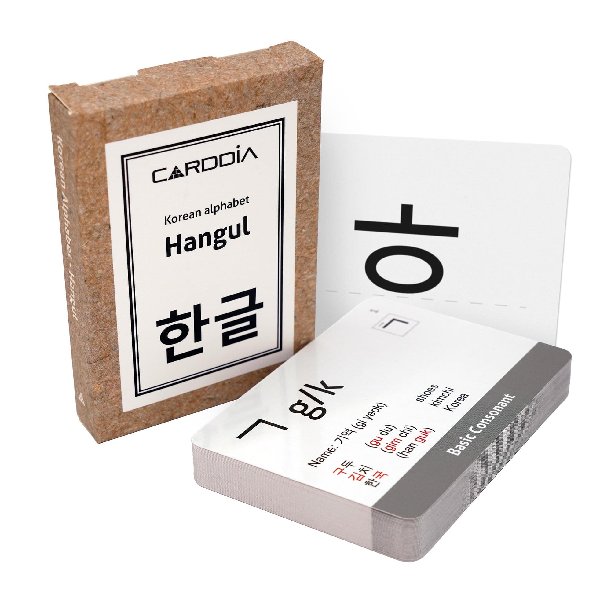 – Korean Alphabet - Hangul Educational Flashcards