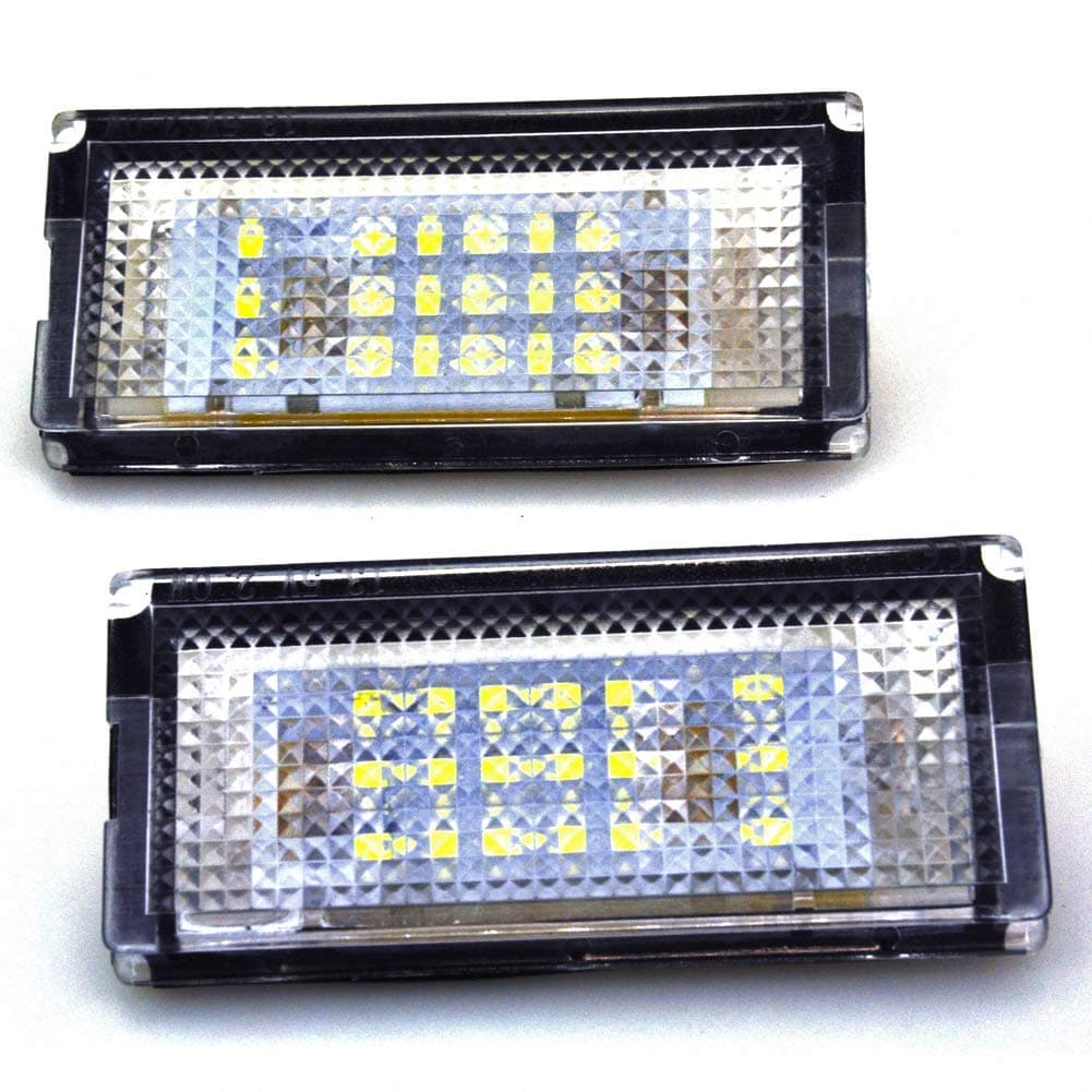 Auto Wayfeng WF 2 pcs. LED License Plate Light Canbus LED Rear Lamp White LED Bulbs For BM W 3er E46 4D 1998-2003 Car Accessories