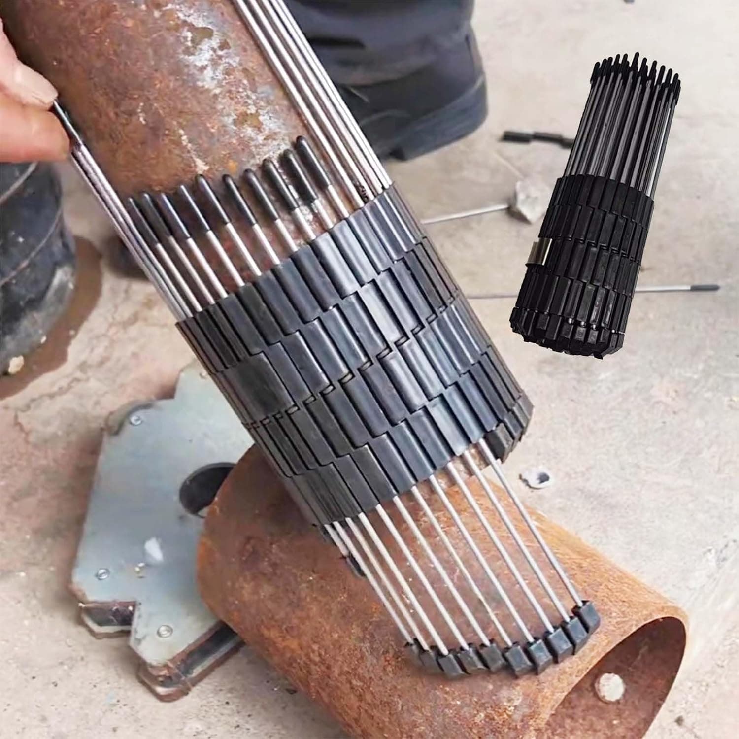 Multi-surface Pipe Profiling Tool Assembled Disassembled Shape Contour Gauge duplicator multifunctional measuring tool for precise home improvement measuring measurements for DIY Gift (6"500cm)