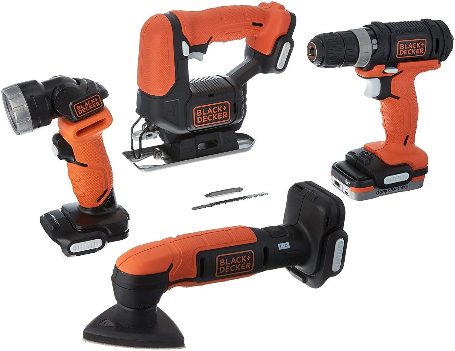 Black & Decker Gopak 4-Tool Combo Kit - Bdck502C1