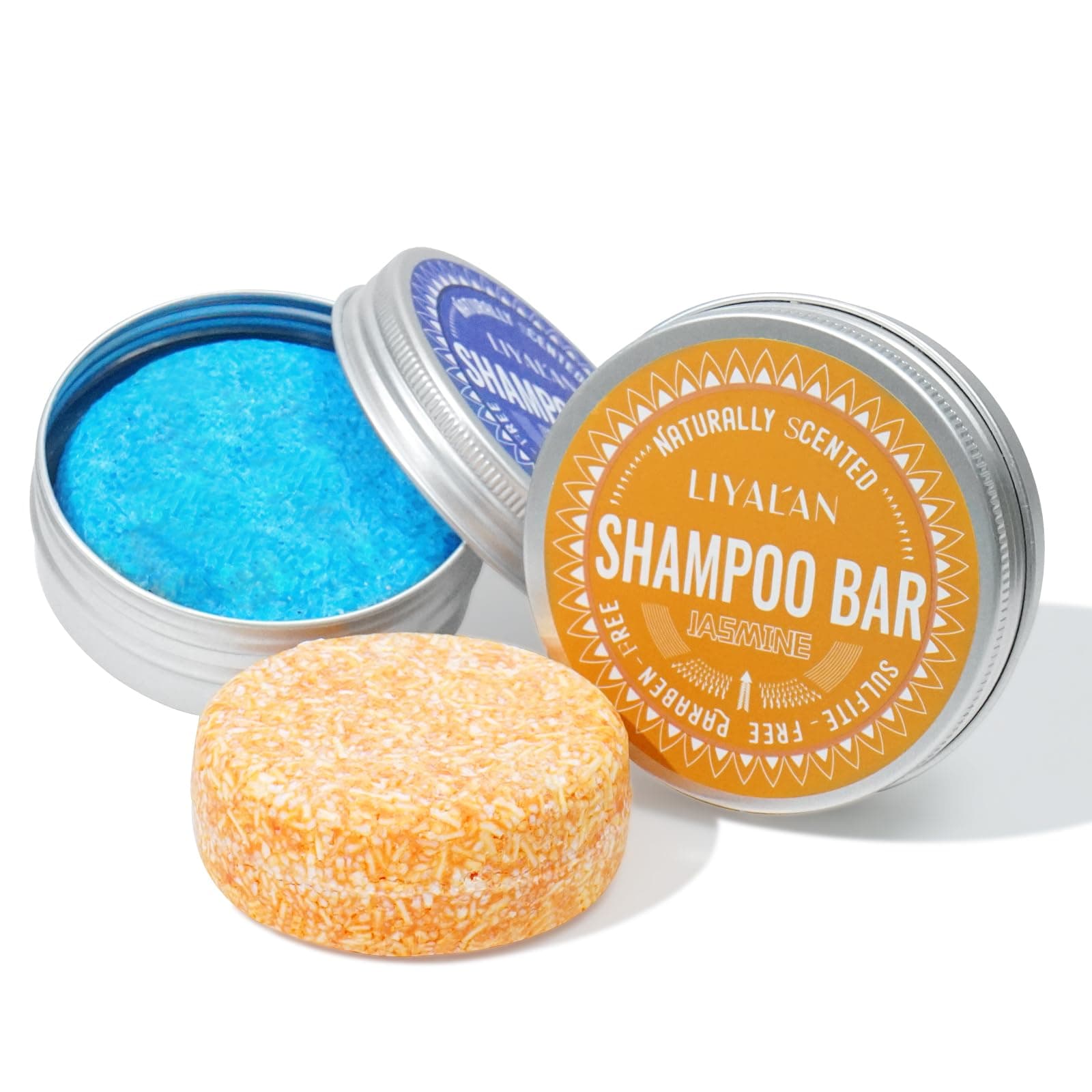 Shampoo Bar for Hair Solid Soap(2 Pack) Rosemary and Jasmine Shampoo Bar,Deep Cleansing Hair Shampoo for Fine & Oily Hair
