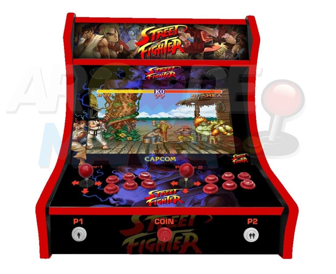 Arcade Machines - Street Fighter (SET 5) - 2 Player Arcade Bartop Machine - 815 GAMES IN 1