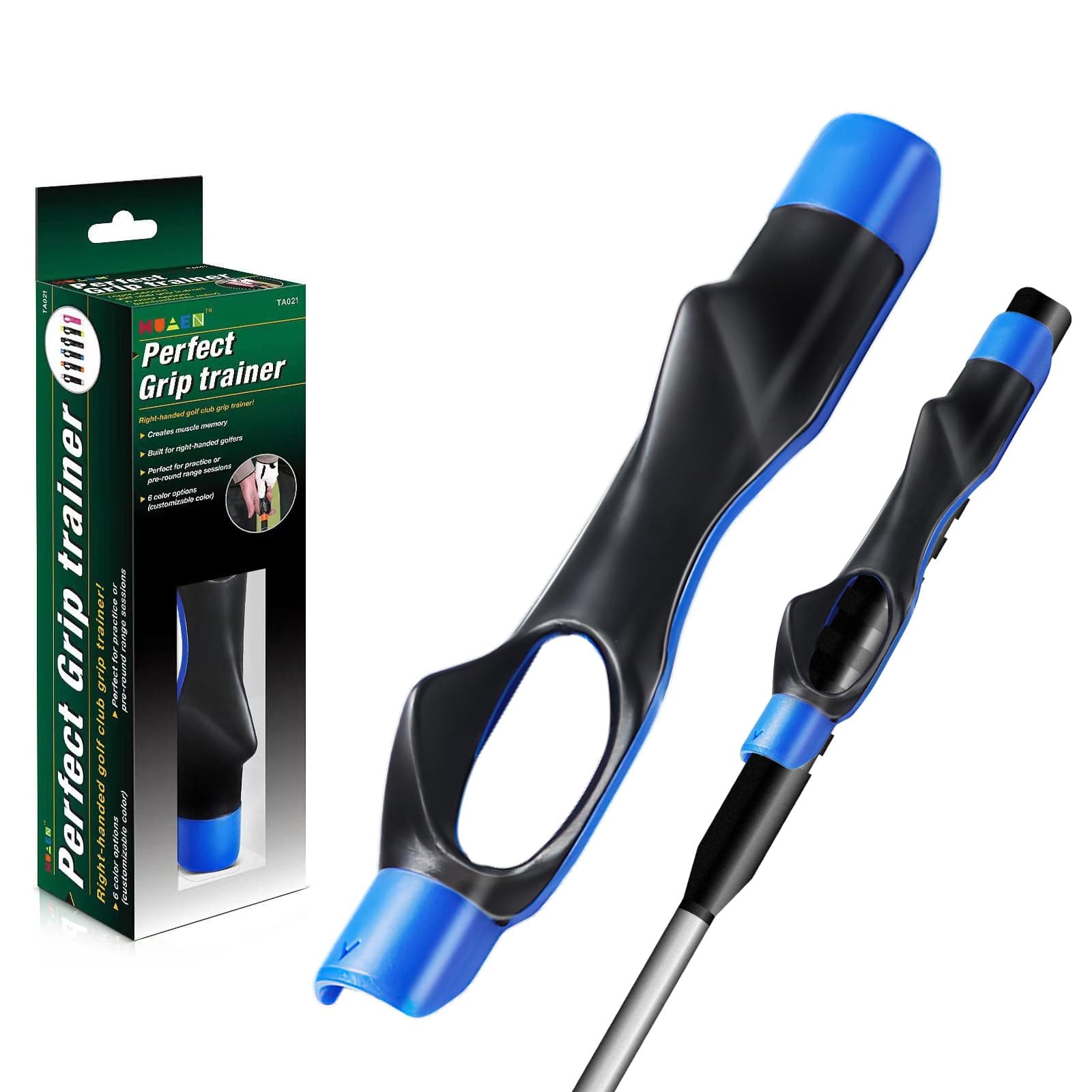 Golf Grip Trainer, Golf Training Aid, Golf Grip Kit, Golf Club Grips, Golf Club Grip, Grip Trainer Golf Club To Help Train Correct Hand Position