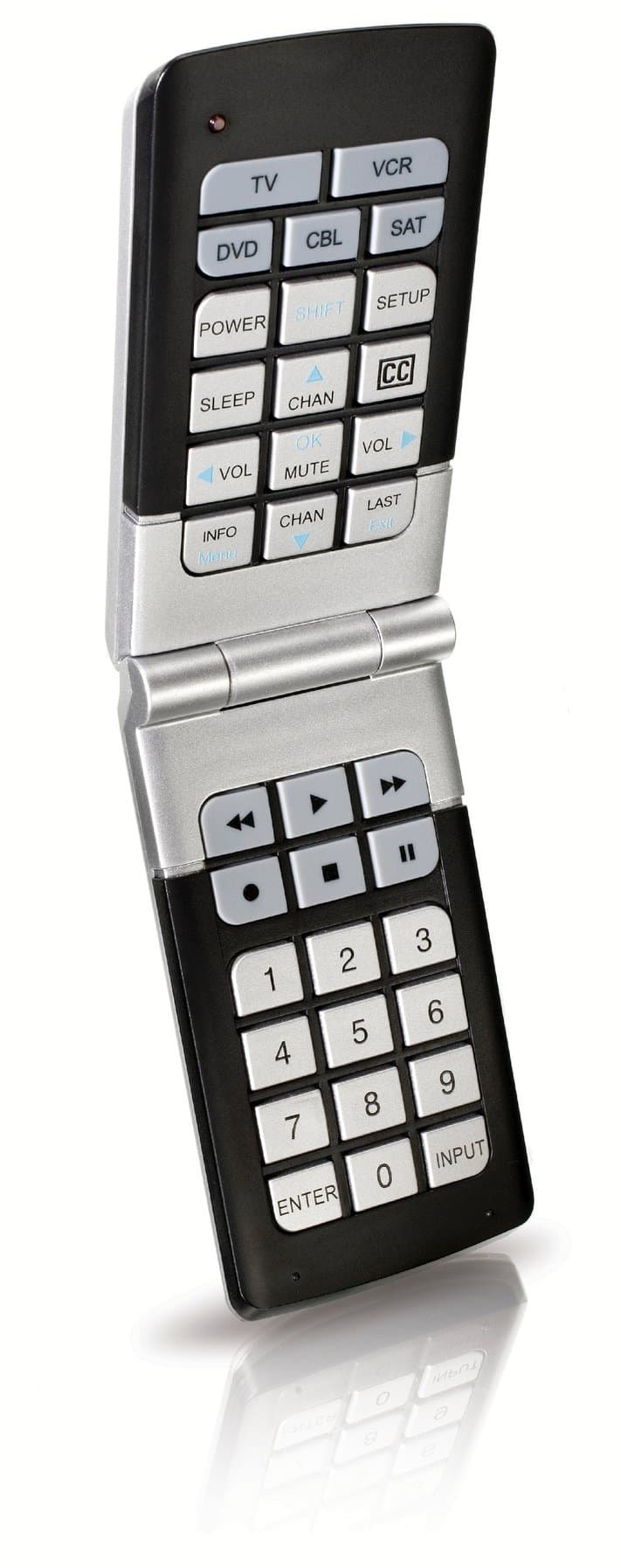 Philips SRU4050/17 Universal Compact Remote (Silver/Black) (Discontinued by Manufacturer)