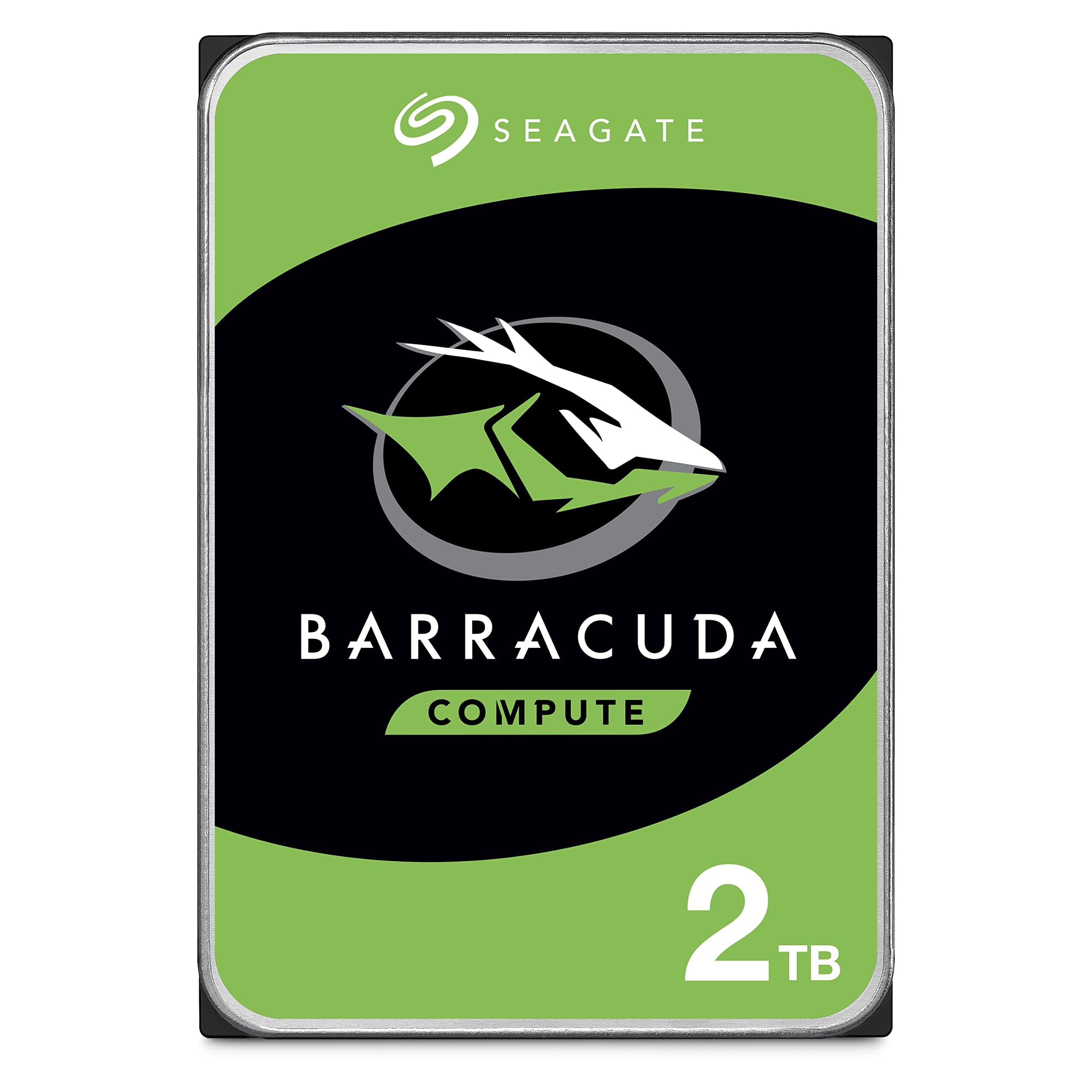 Seagate 2 TB BarraCuda 3.5" Internal Hard Drive (7200 RPM, 256 MB Cache, SATA 6 Gb/s, up to 220 MB/s, Model: ST2000DMZ08 / DM008)