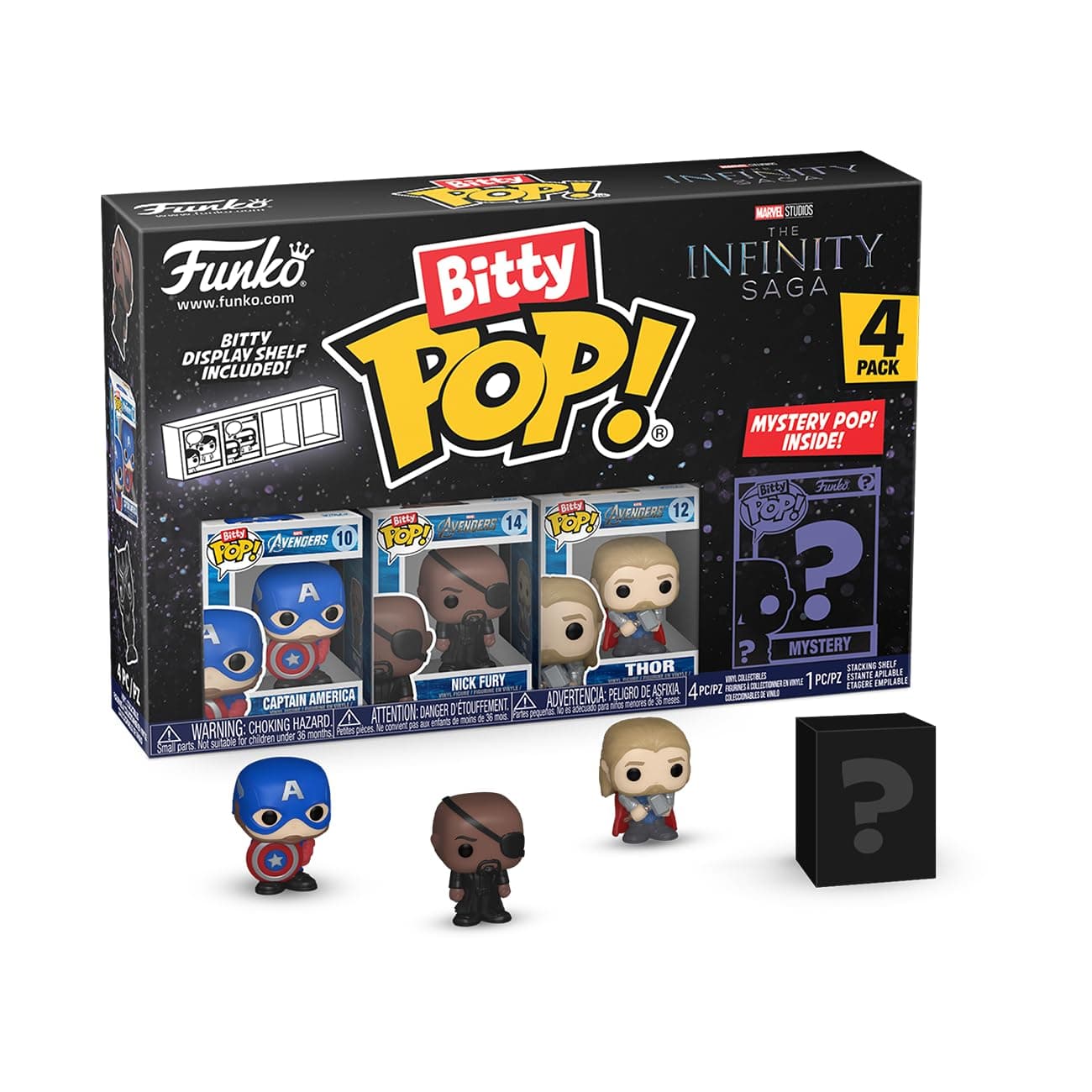 FUNKO BITTY POP!: Marvel - The Infinity Saga 4PK
