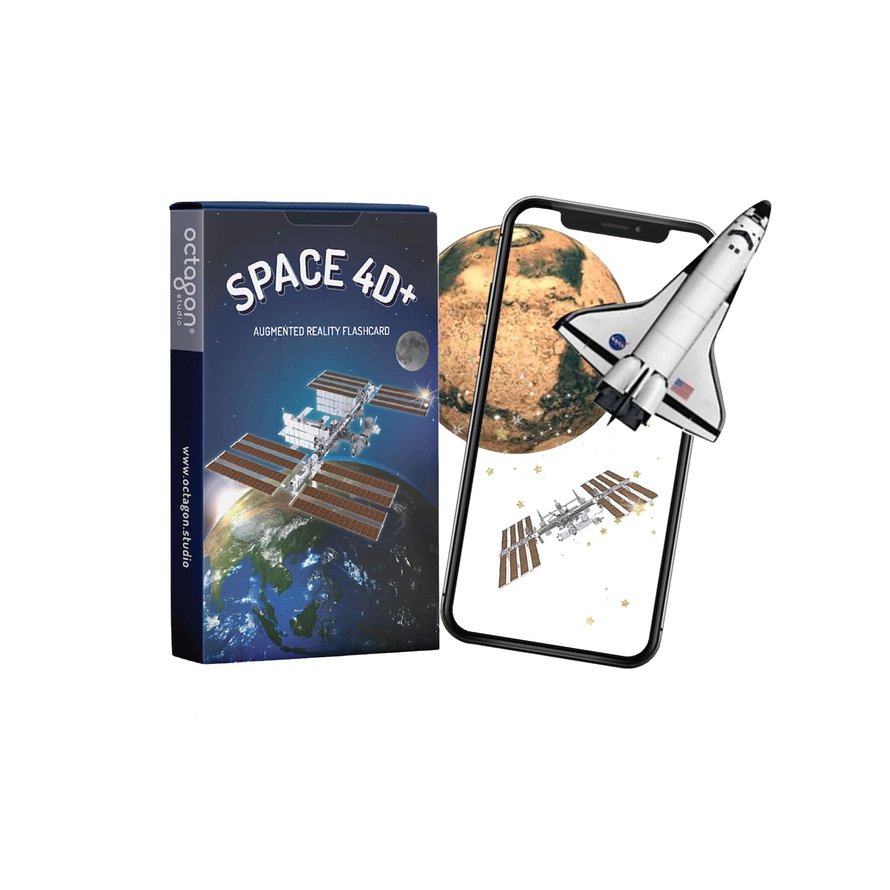 Space 4 D Flash Cards