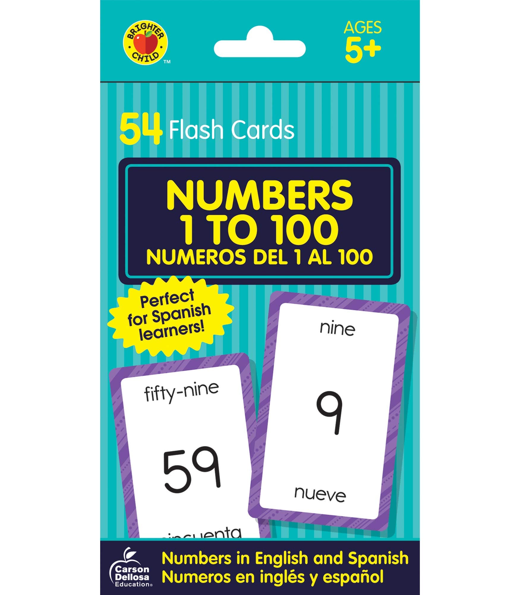 Numbers 1 to 100 Flash Cards