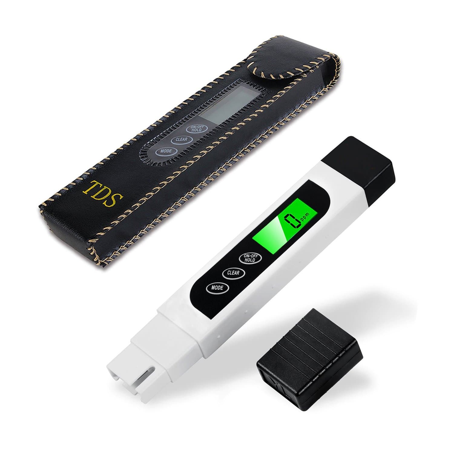 TDS Meter Digital Water Tester, Pool Water Test Kit,TDS Meter,EC Meter & Temperature Meter 3 in 1, 0-9990 ppm,Ideal Water Test Meter for Drinking Water, Aquariums, Tap Water,etc.