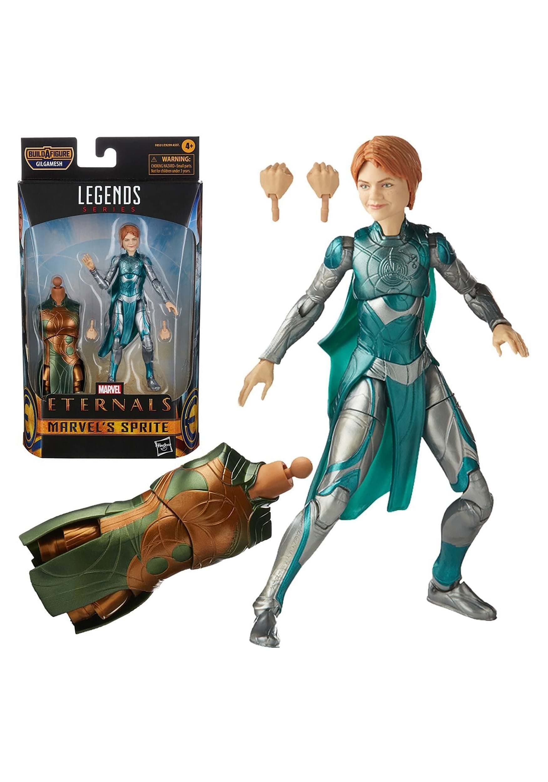 Hasbro Legends Series The Eternals Sprite 6-Inch Action Figure Toy, Movie-Inspired Design, Includes 2 Accessories, Ages 4 and Up