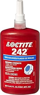 Loctite Cyanoacrylate 242 Medium Strength Threadlocker, 50 Ml Bottle, Blue