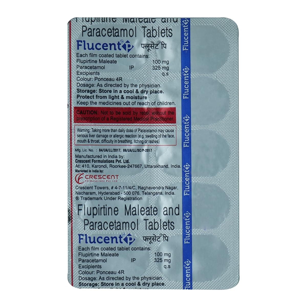 Flucent P - Strip of 10 Tablets