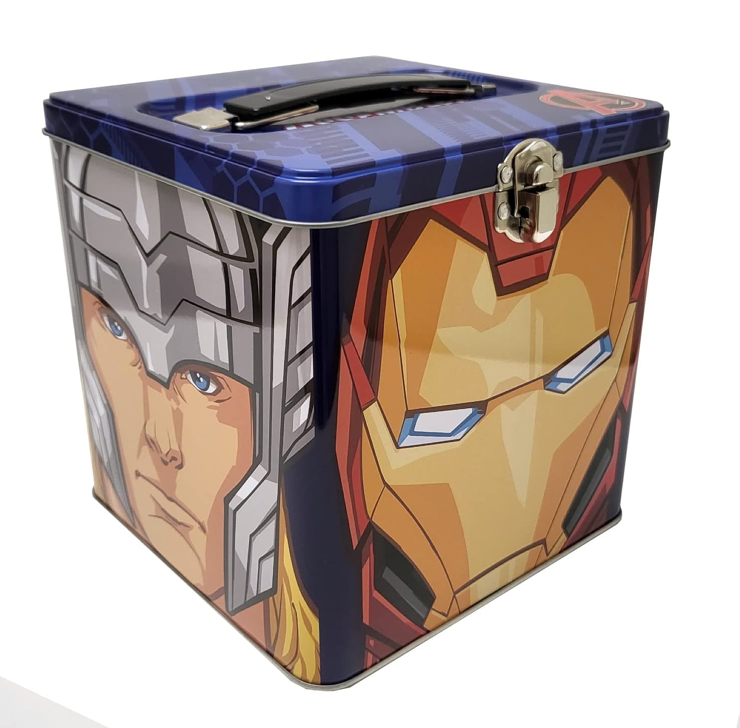 Marvel Avengers Stack Store and Carry Stackable with Handle, Blue