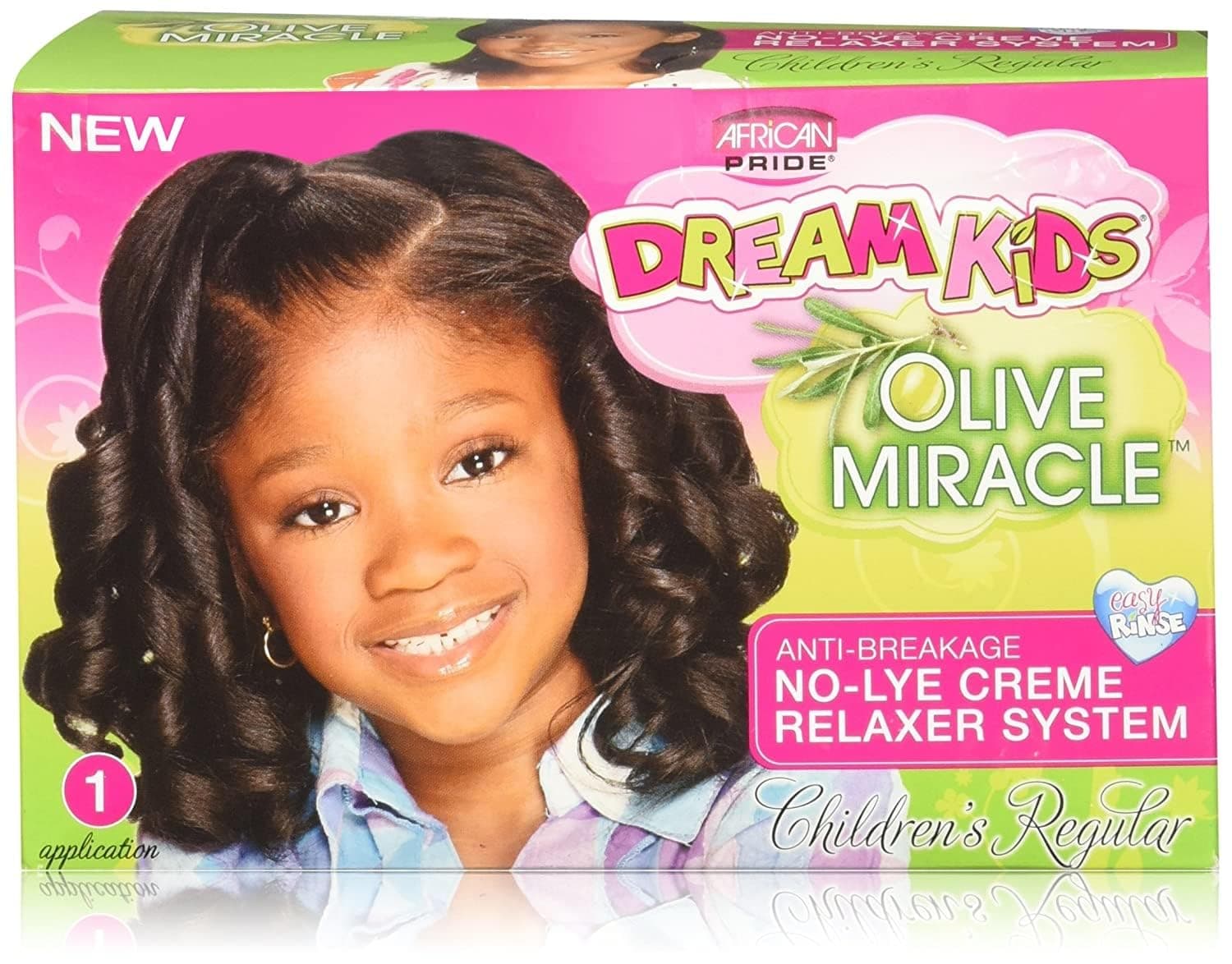 African Pride Dream Kids Olive Miracle Relaxer Kit Regular