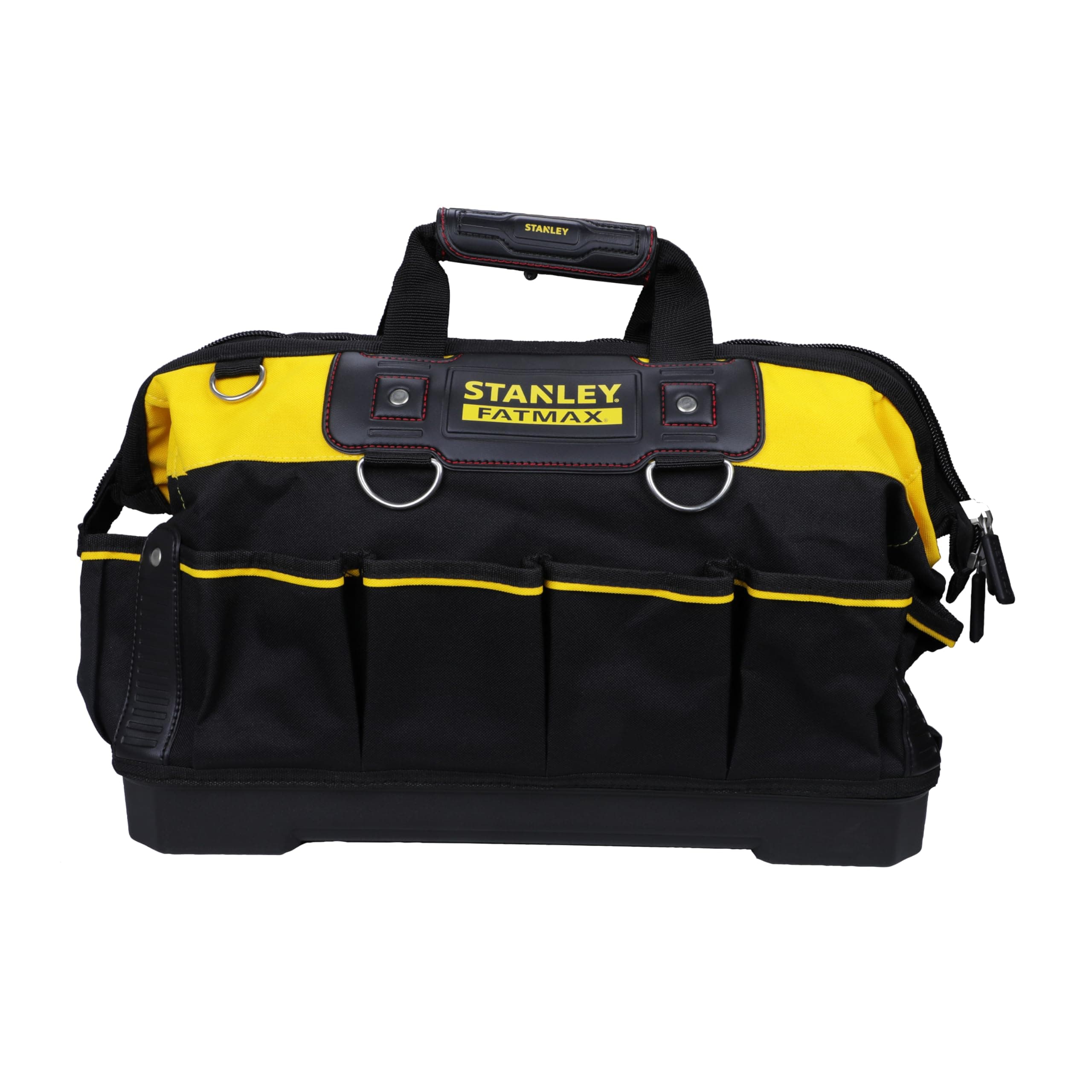 STANLEY FATMAX Technician Tool Bag, 18" Heavy Duty, Hard Waterproof Base, Multiple Pockets, Shoulder Strap, 1-93-950