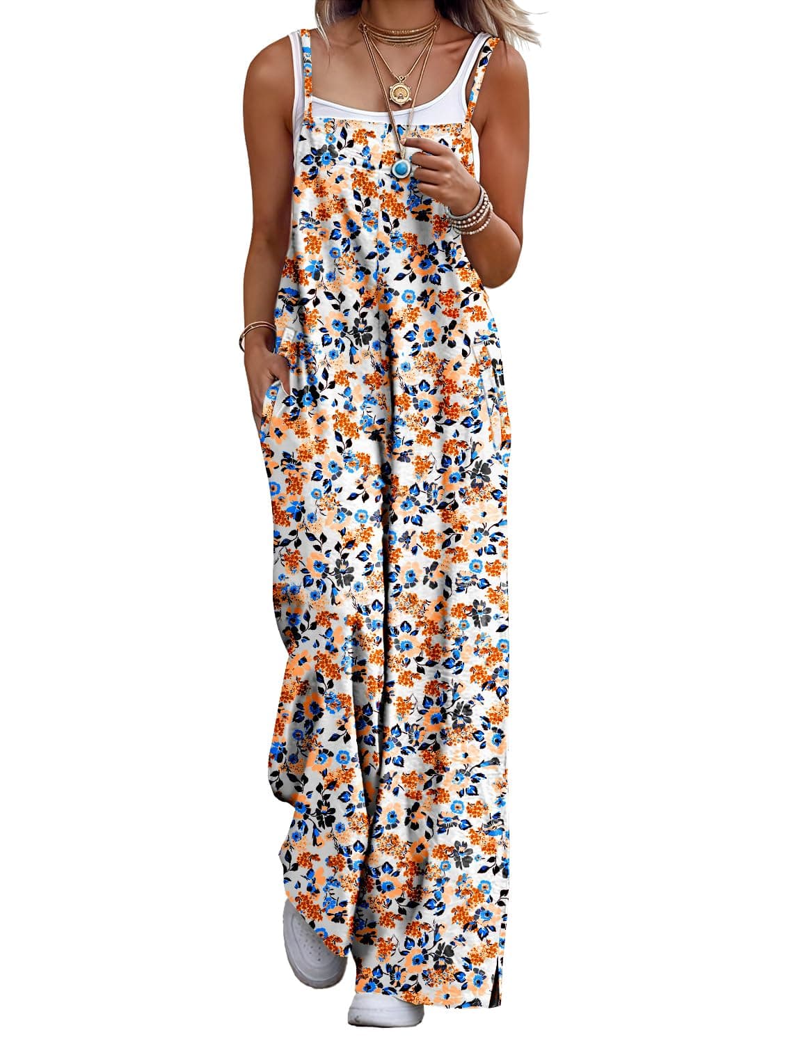 Women's Summer Boho Cotton Casual Jumpsuits