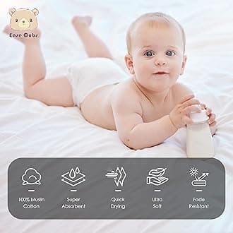 12 Pack Muslin Baby Washcloths - 12"x12", Slate, Grey and Navy Series