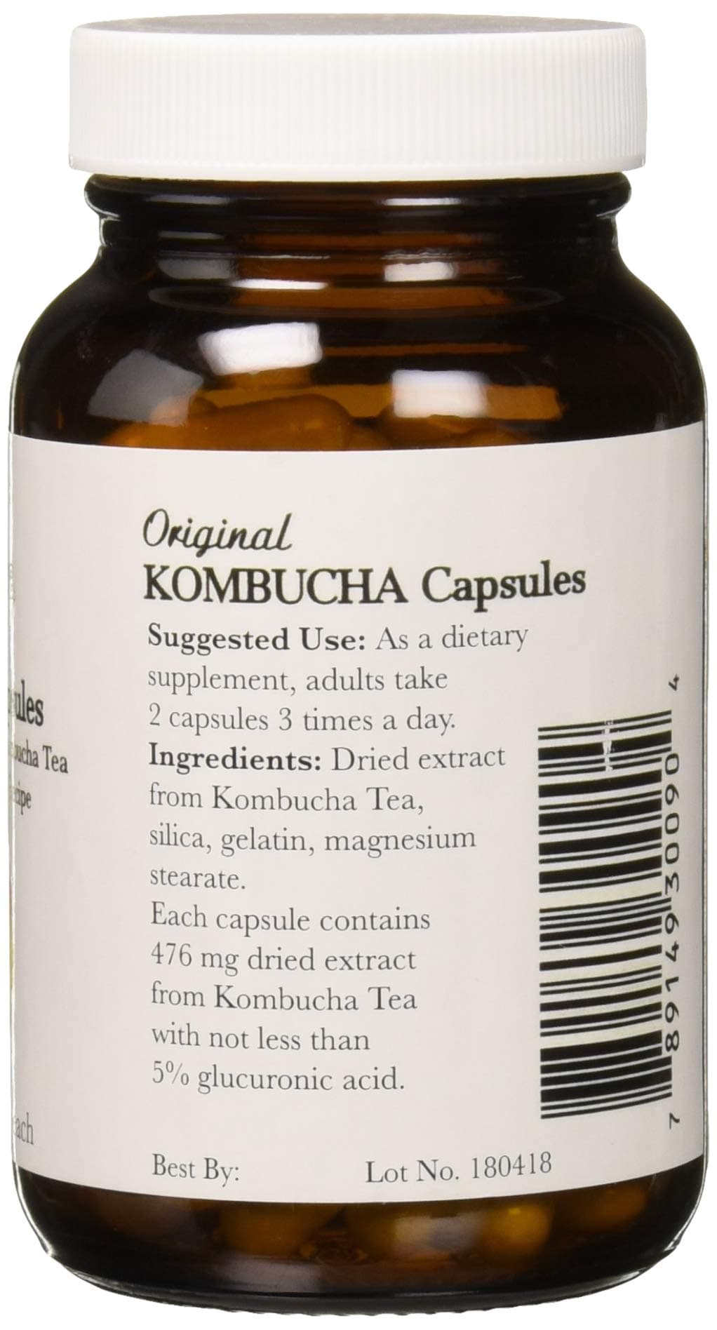 Pronatura Kombucha Capsules, 580 Mg, 90 Capsules